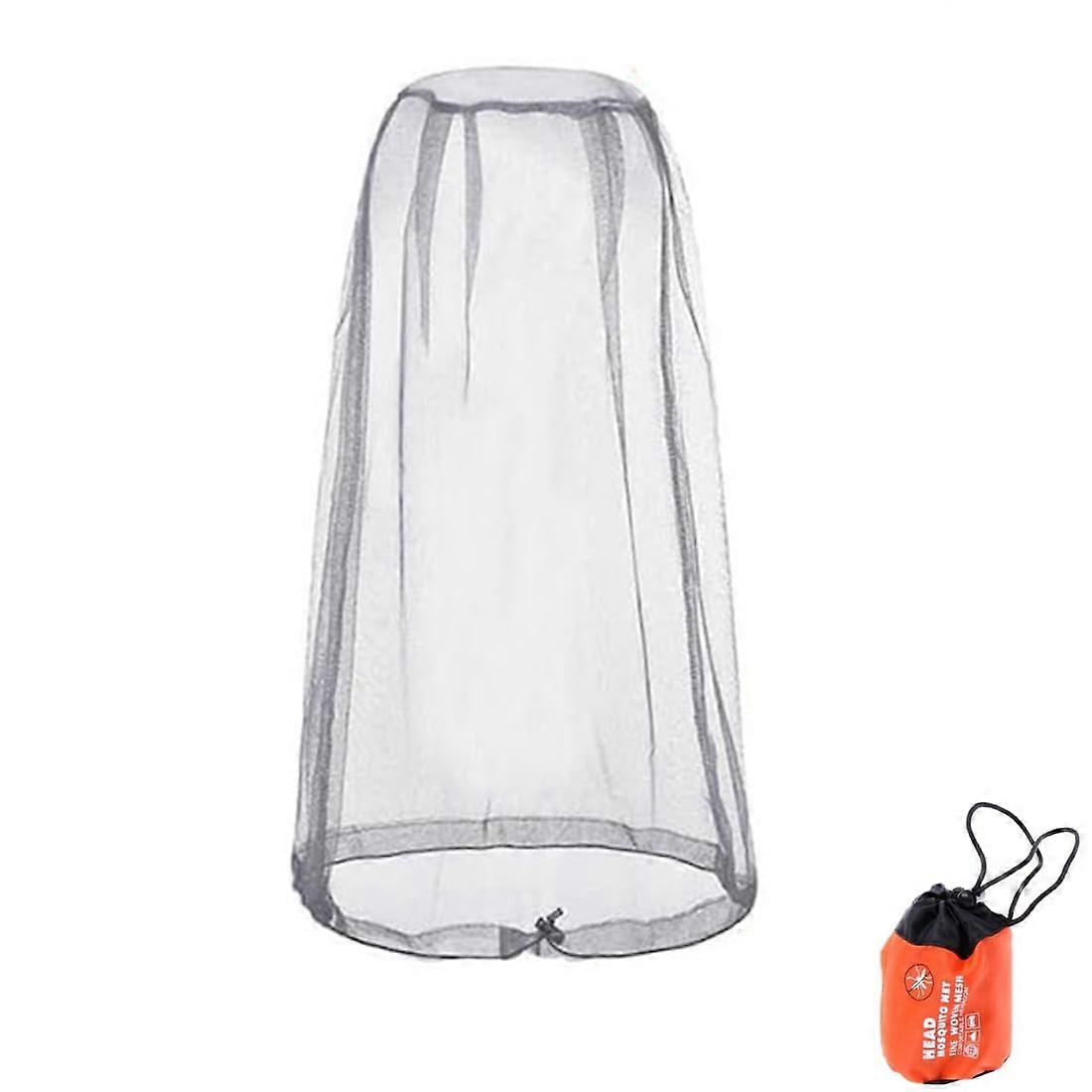 Mosquito Net Head Net with Carry Bag – Face Protection for Outdoor, Hiking