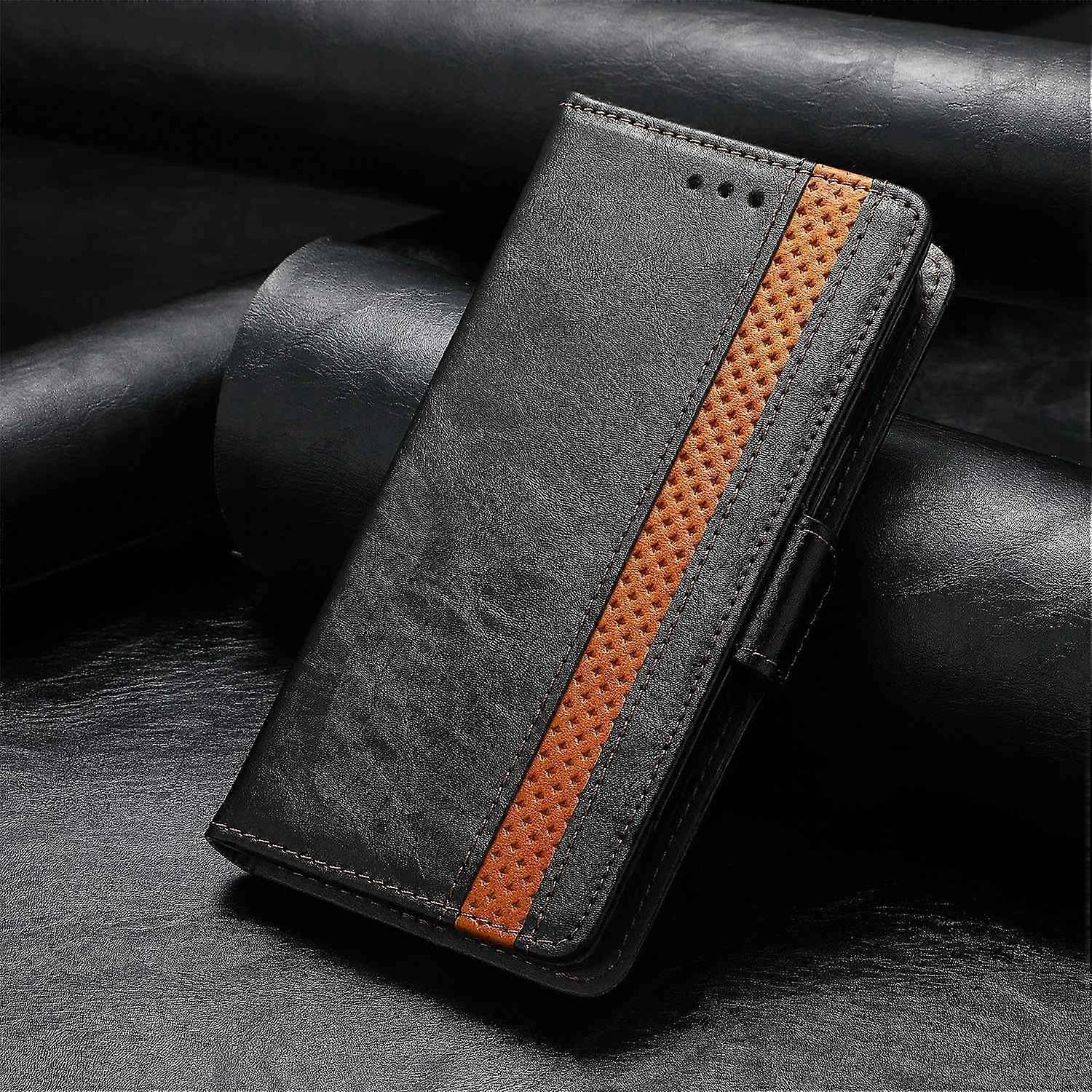 Case for Samsung S24PLUS black folding screen business leather