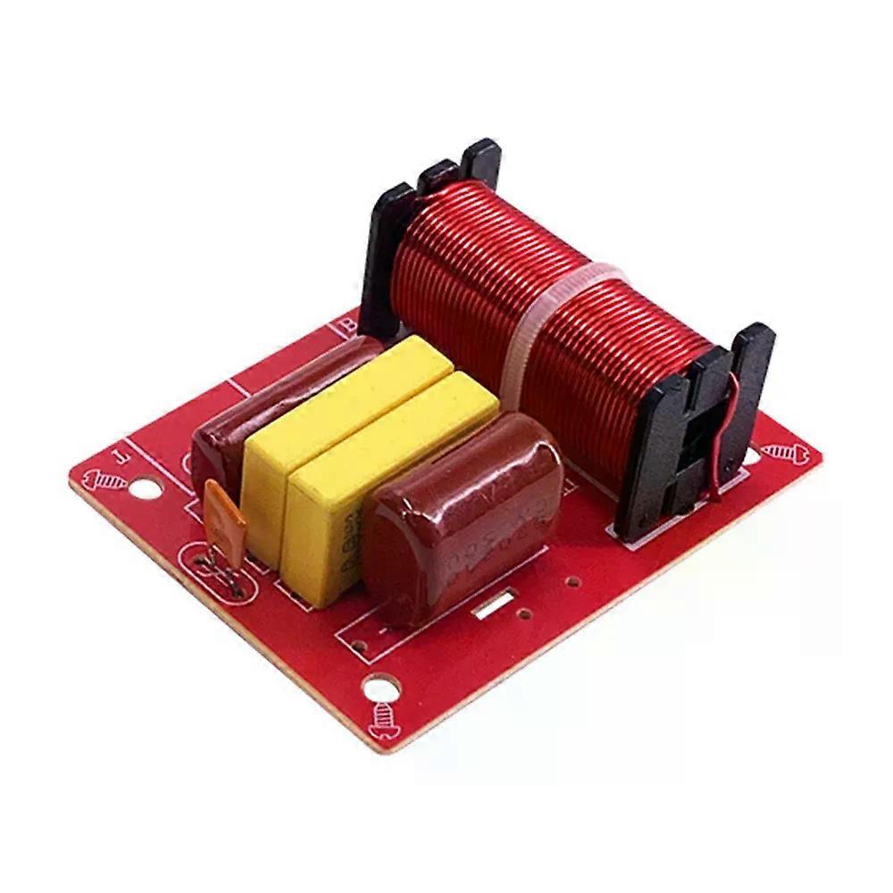 80W 2 Way Speaker Frequency Divider Audio Treble Bass Crossover Filter 4-8 Ohm HiFi Home Sound Splitter