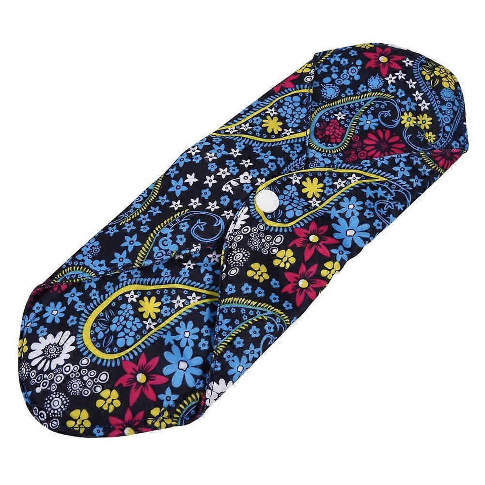 Washable Charcoal Bamboo Fiber Menstrual Pads Reusable Sanitary Panty Liner Towel (#2)