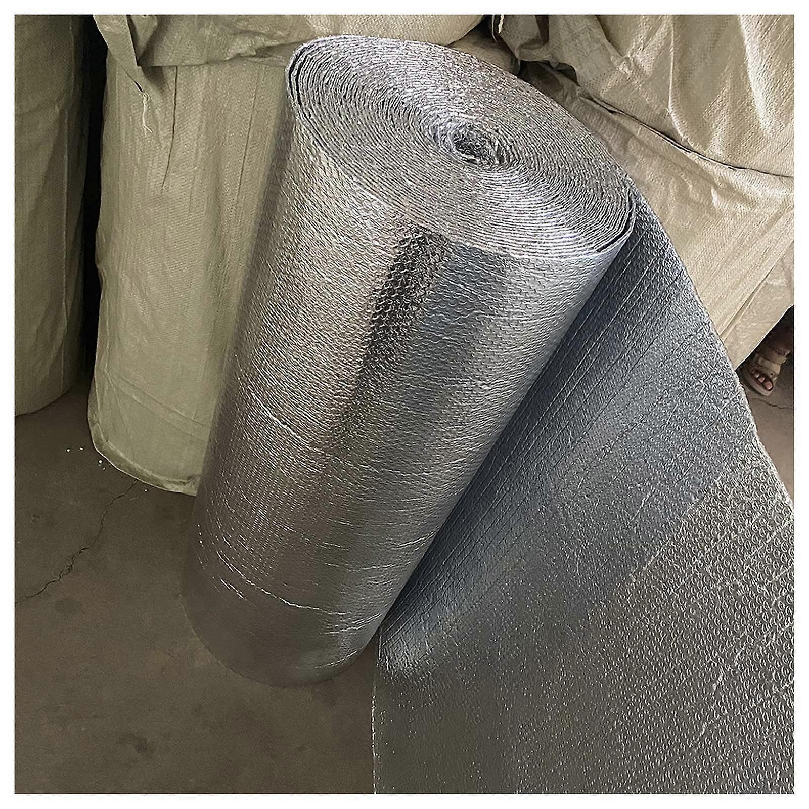 Insulation Reflective Bubble Foil, Cooler Wrapping for Indoor Use, 4–5mm, 1x30m (3.2x98.4ft)