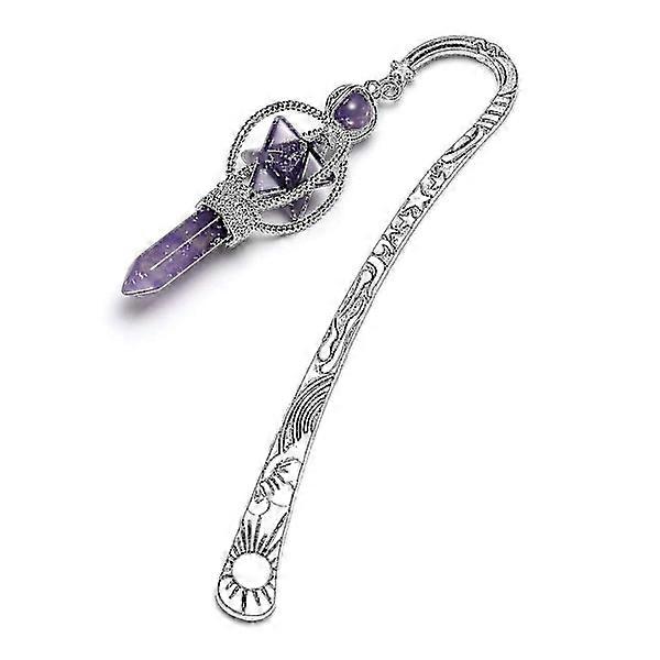 Vintage metal bookmark, gift.