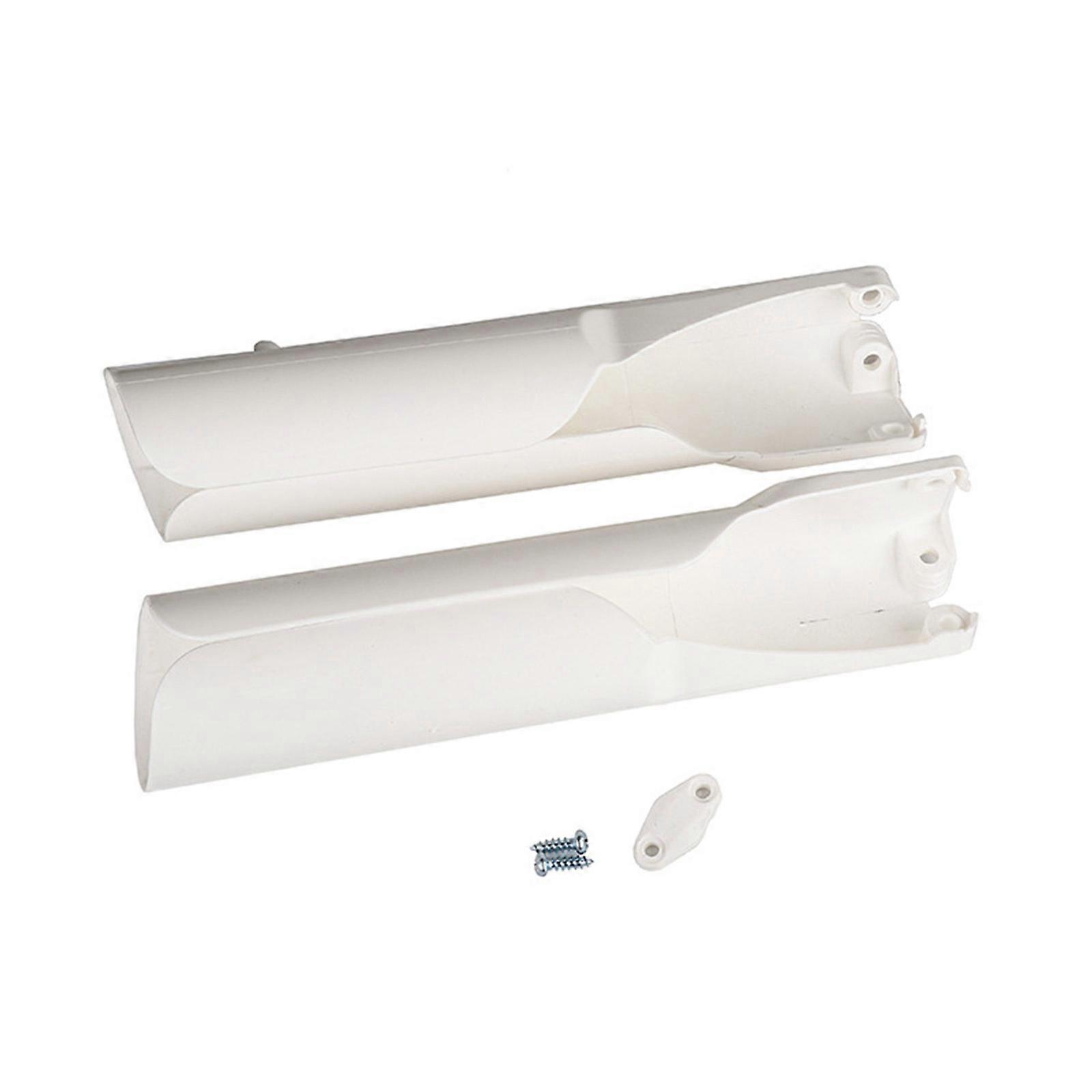 2x Universal Motorcycle Front Fork Protector Lightweight Reinforced Structure Smooth Riding Experience for KEWS K16/K23  White k23