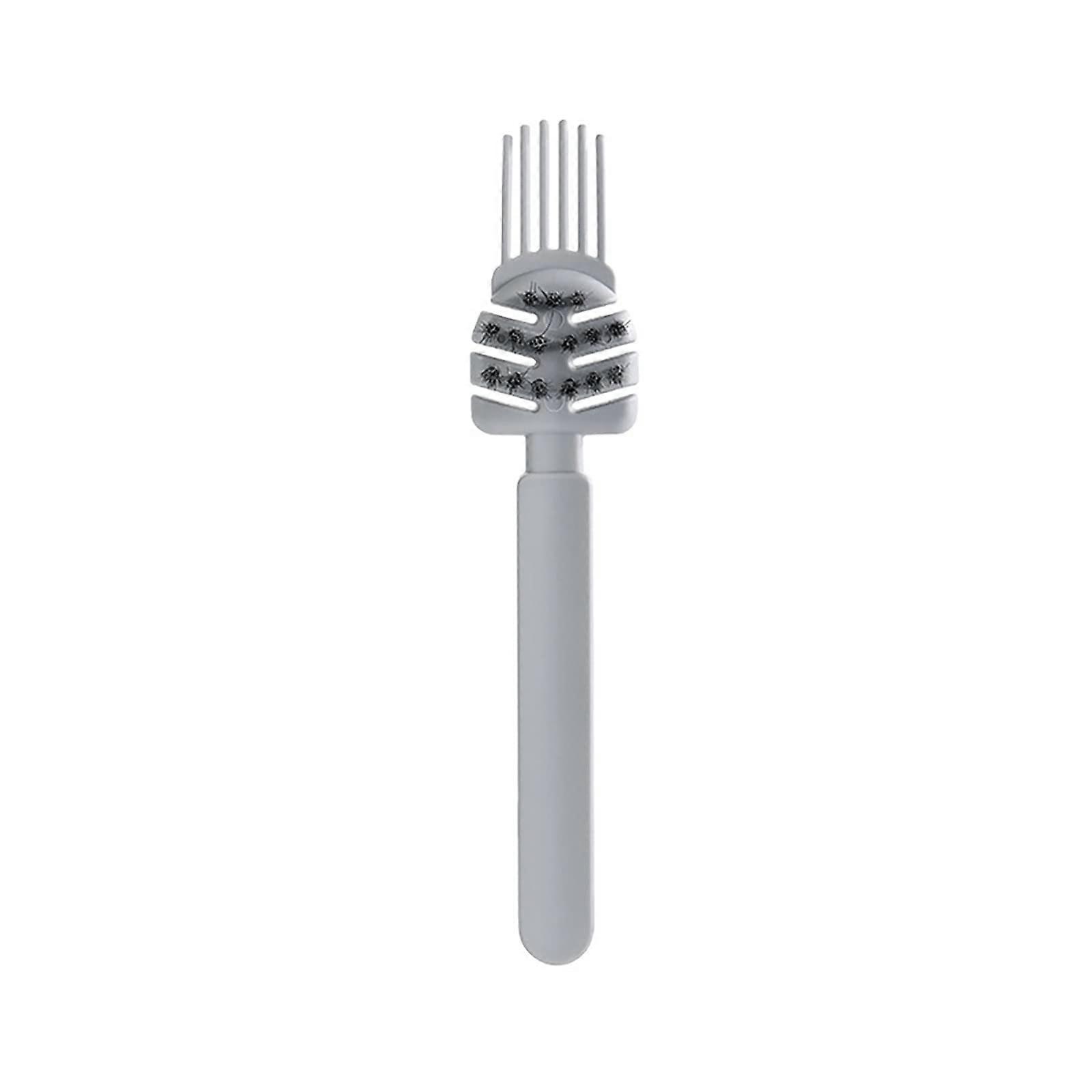 Socket brush Hairbrush cleaning tool Comb cleaner for removal (Grey)