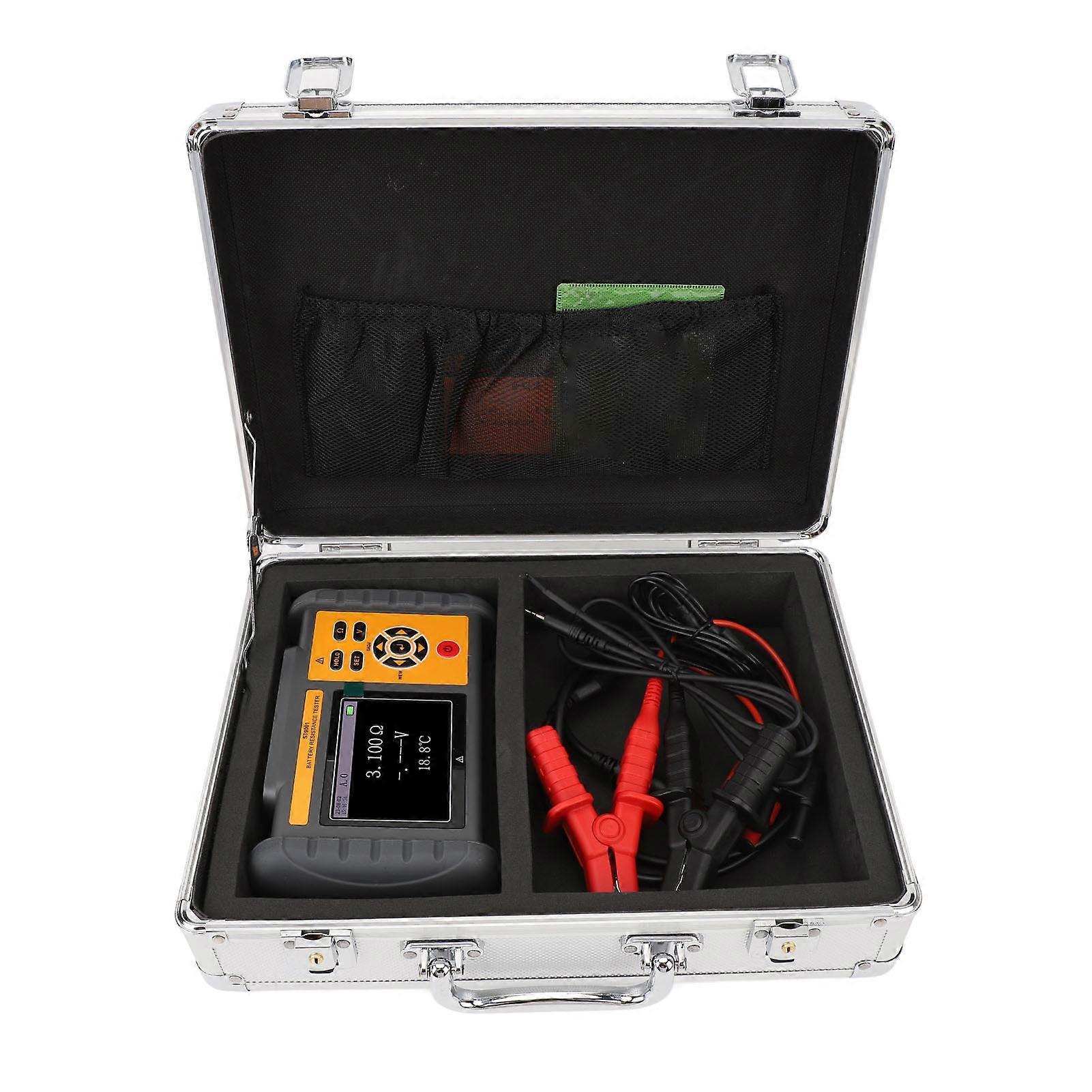 Battery Test Meter High Accuracy Internal Resistance Voltage Temperature Tester for Lithium Battery Button Cell