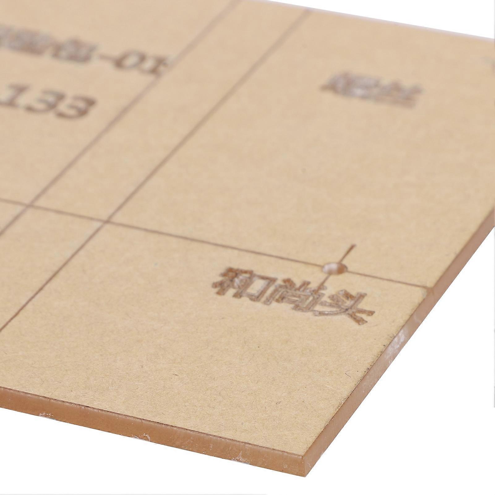 2Pcs Acrylic Template DIY HandMade Key Case Leather Pattern Mold Craft Tools Accessories