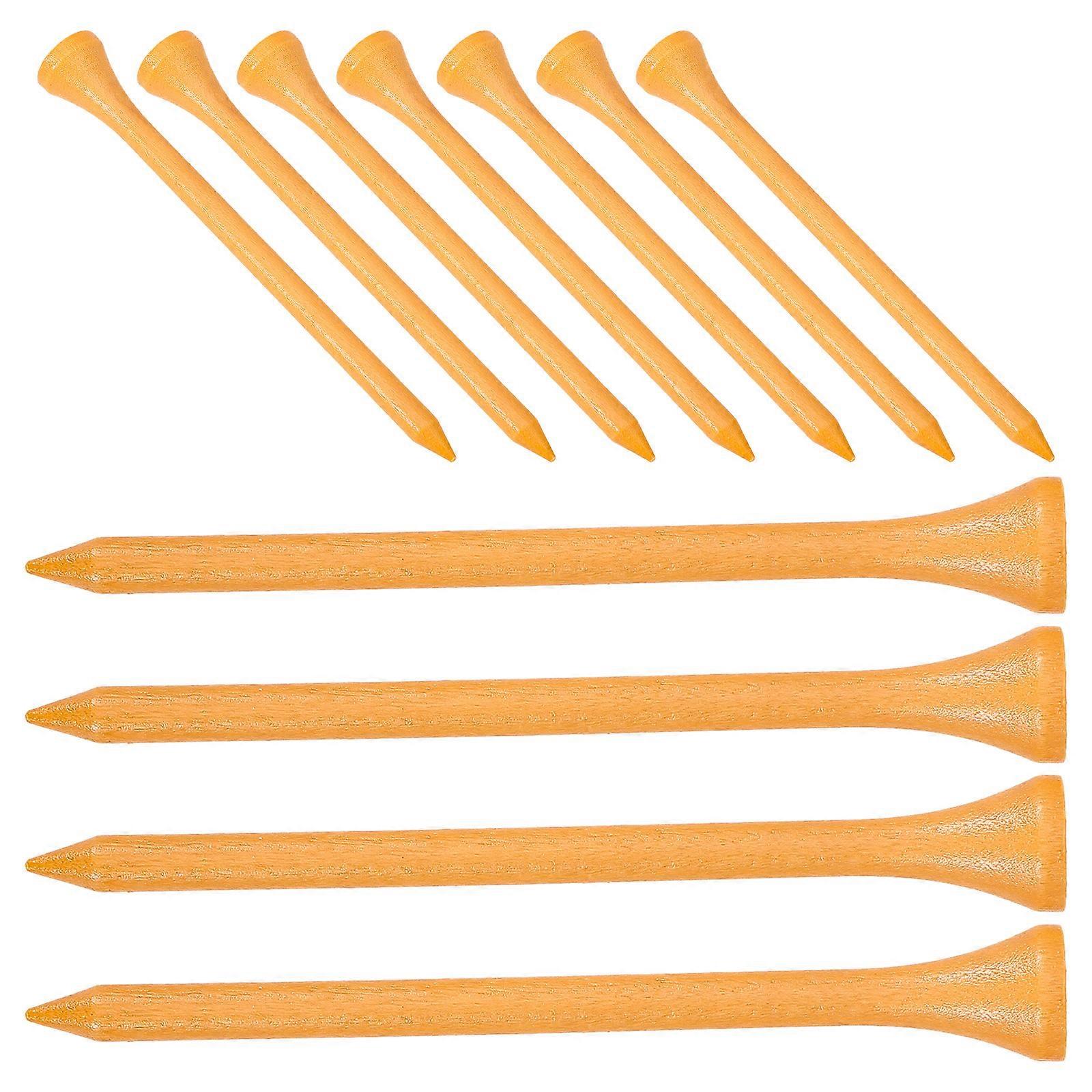 20pcs Durable Wood Golf Tees for Professional Training and Outdoor Practice