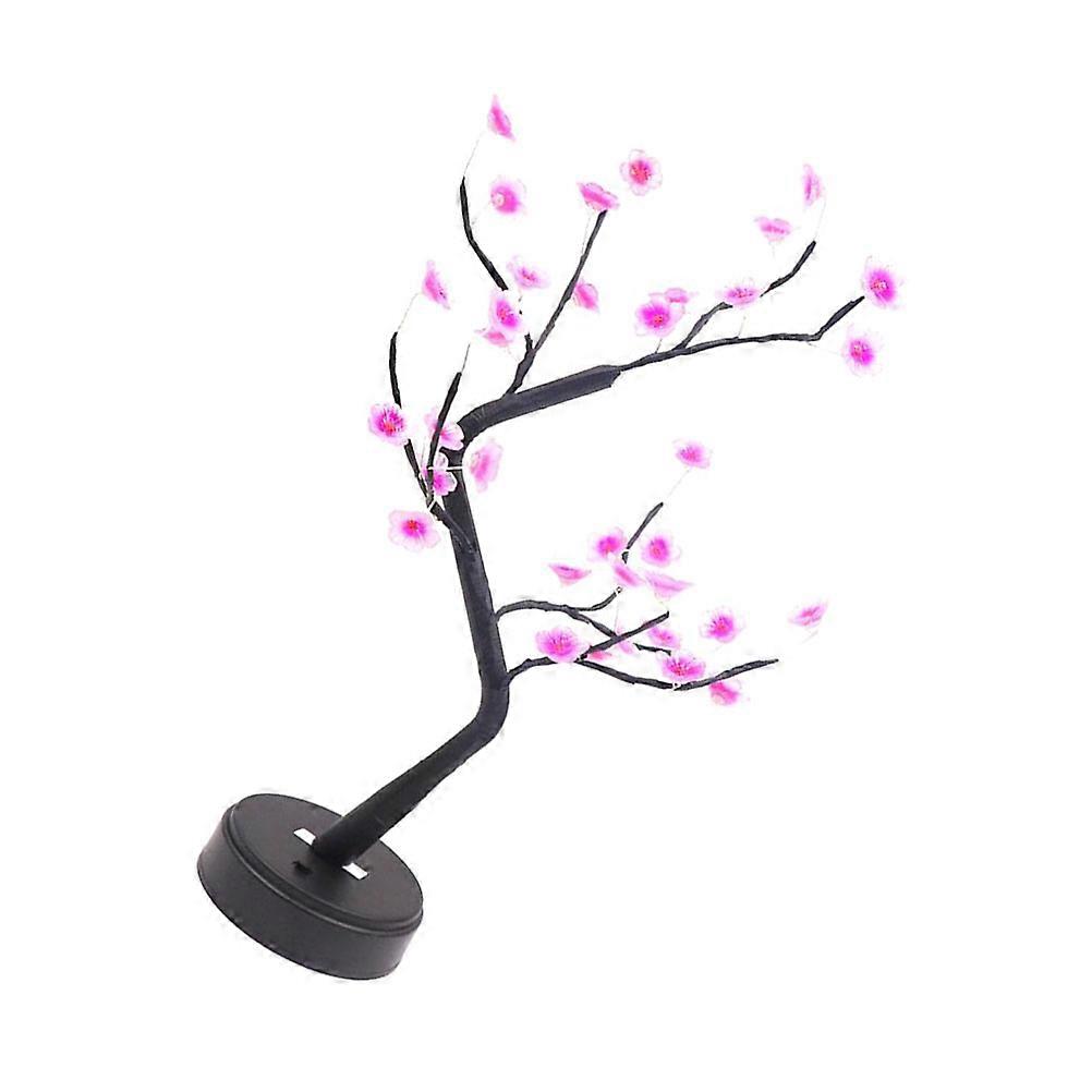 Light Up Flower Pink Night Light Dinner Table Coffee Table 50x12cm Delicate Design 1Pack