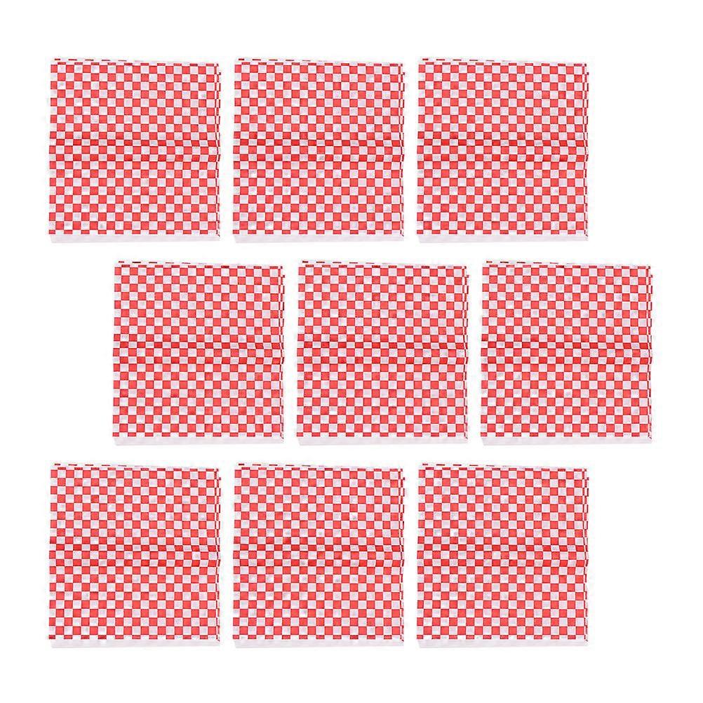 Patterned Greaseproof Paper Sheets Crafted Wrapping Paper Party 28X26cm Grease-Resistant 300Pcs