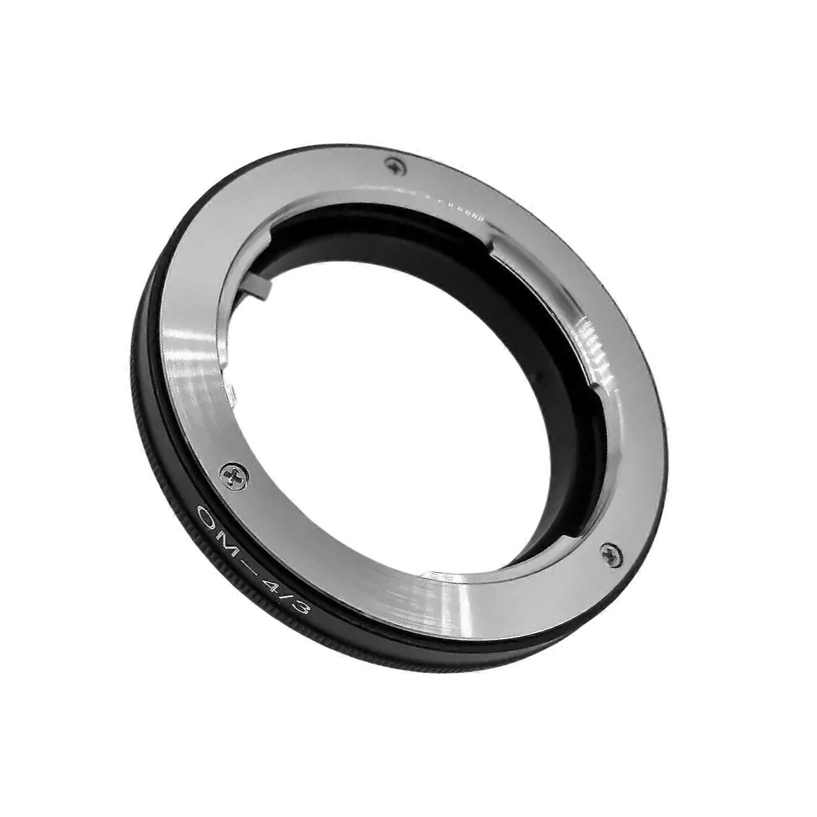 Aluminum Alloy OM to 4/3 Lens Adapter Converter Rings for DSLR Cameras Manual Operate Apertures Priority Multicolor