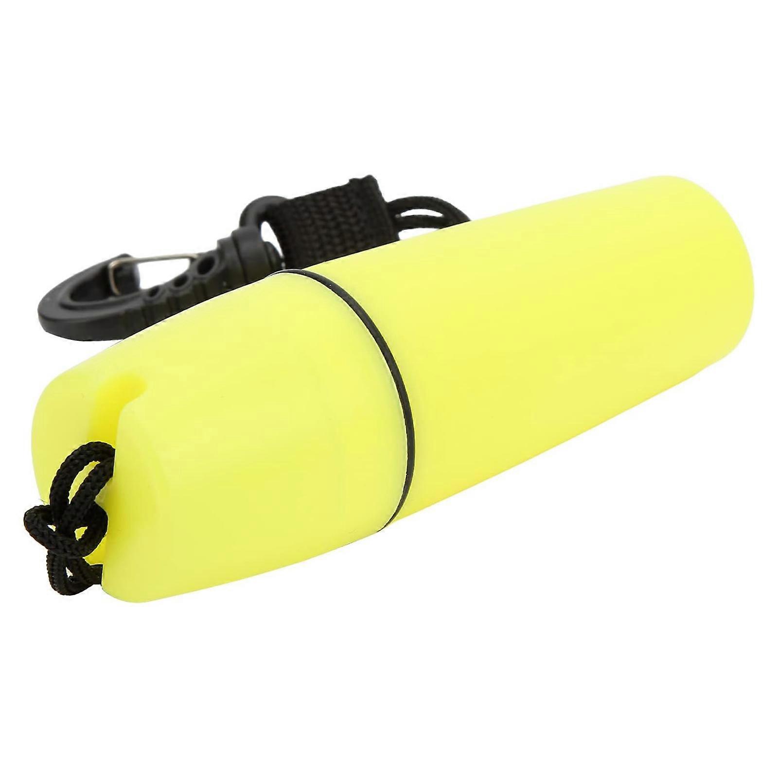Water Resistant Dry Box Storage Container Seal Box Diving Box with Lanyard Hook Kayak Sealed Bottle Yellow Color