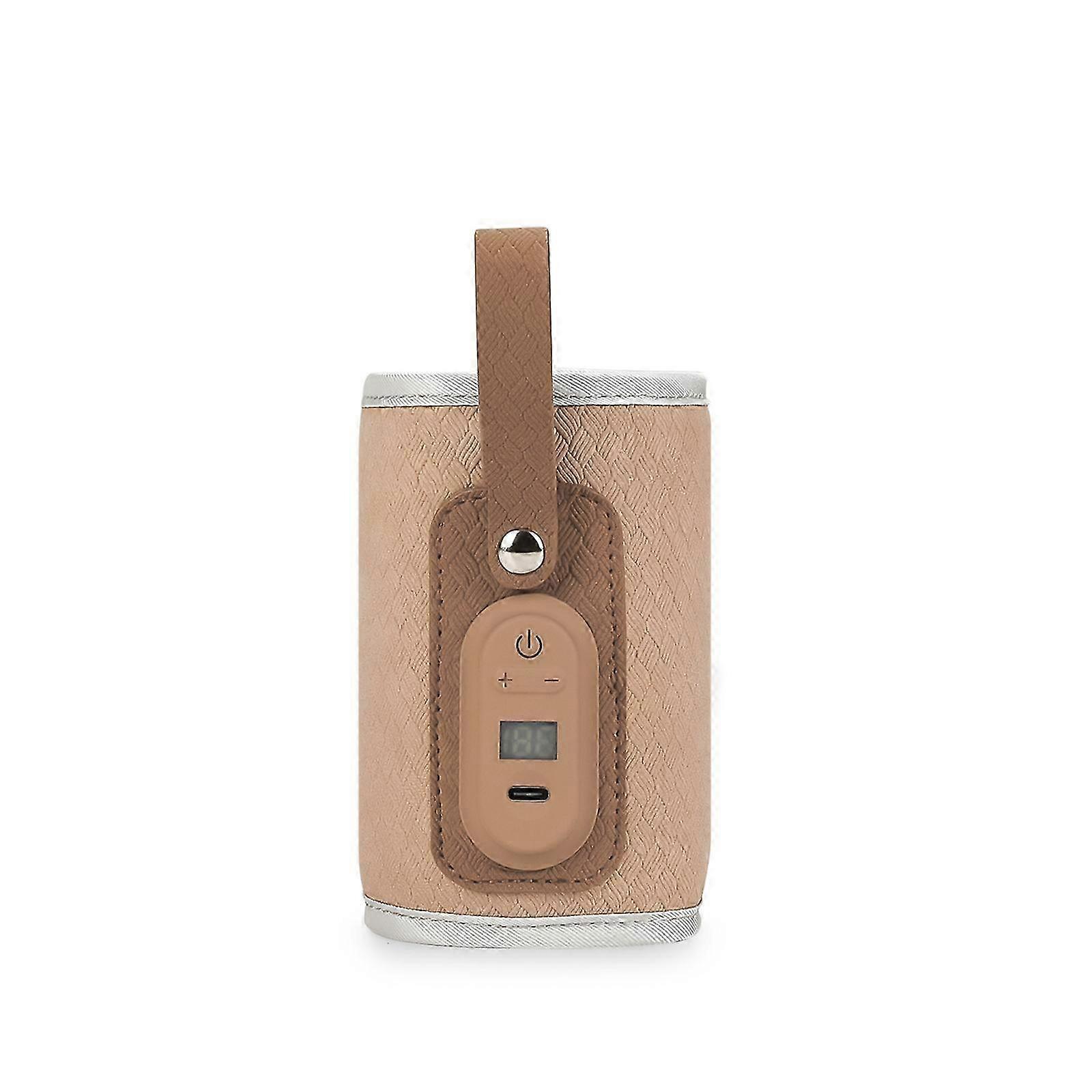 Travel-Ready USB Baby Bottle Warmer in Pink - Portable and Convenient Feeding Solution for On-the-Go Parents