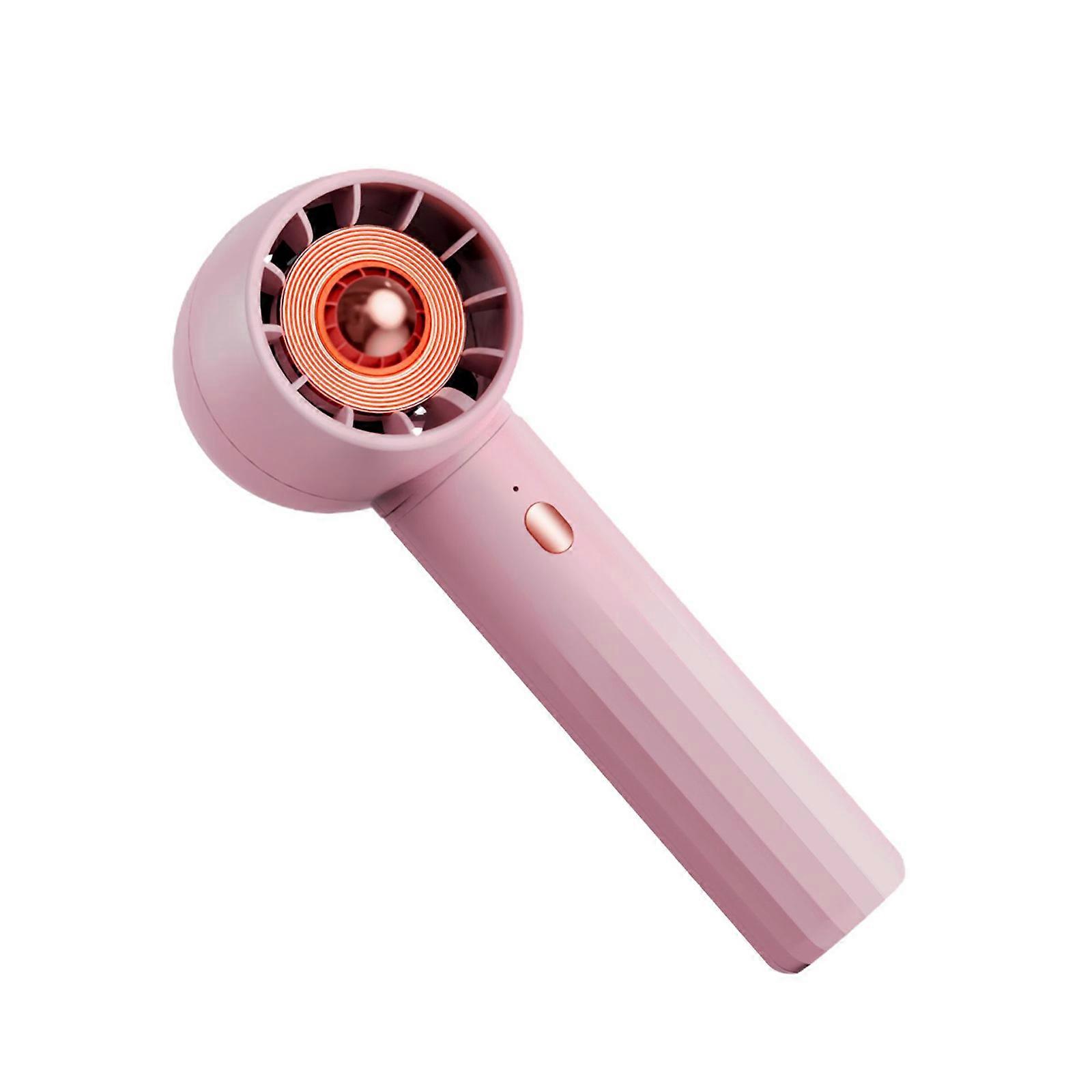 Powerful Electric Fan Pocket Fan for Travel Convenient Cooling Solution with Strong Airflow and Smooth Operation  Pink