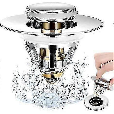 Universal Bathroom Sink Plug, Bounce Drain Plug, Bathtub, Sink Drain Plug