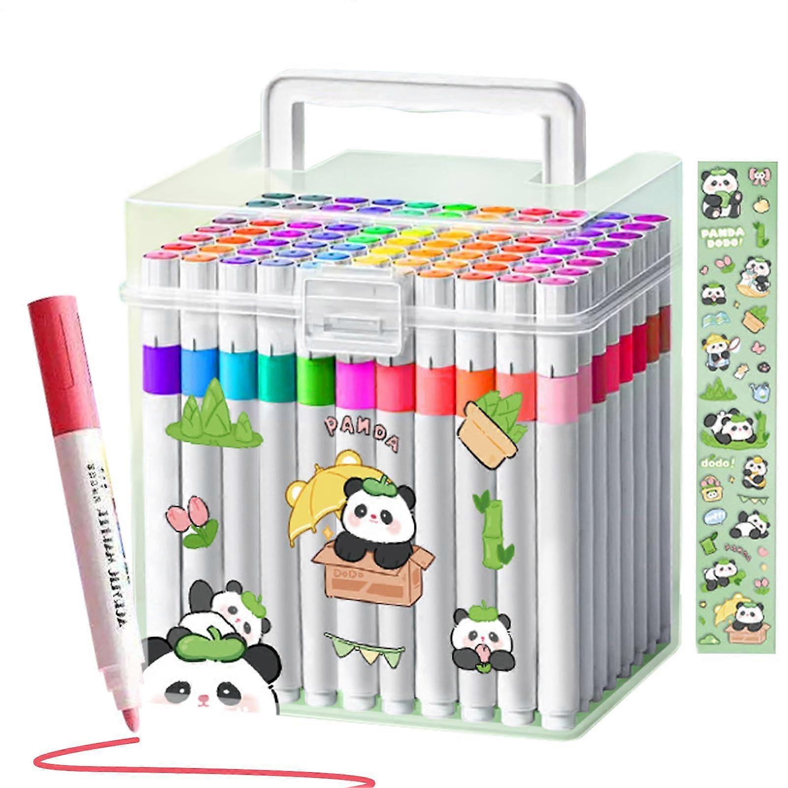 Kinder Colored Pencils Durable Waterproof Set for Kids, 80 Colors