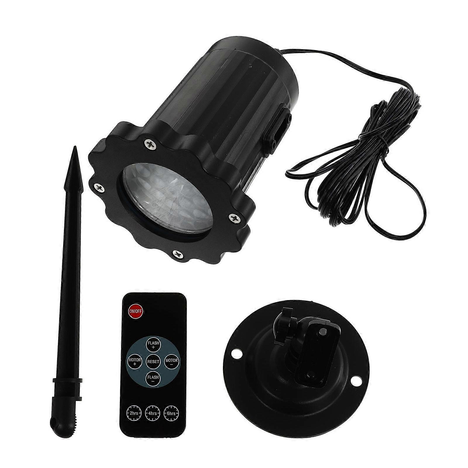 Decorative Christmas Projector Light Snowflake Atmosphere Lamp 1Pcs for Decor