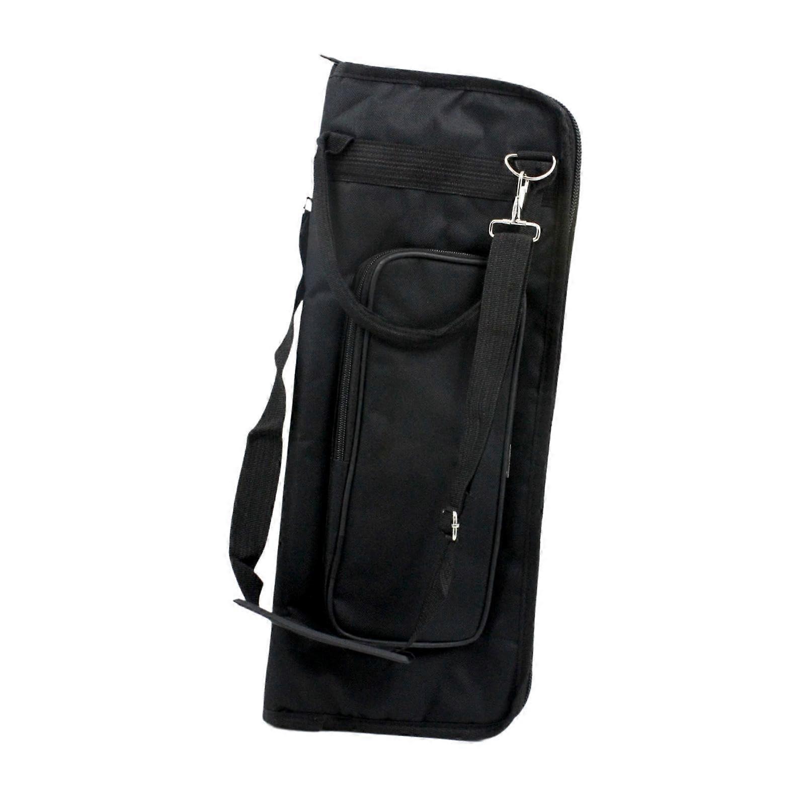 Drum Stick Holder Organizer Bag with Adjustable Strap, Portable Design for Percussion Sticks, Concert and Exercise Use