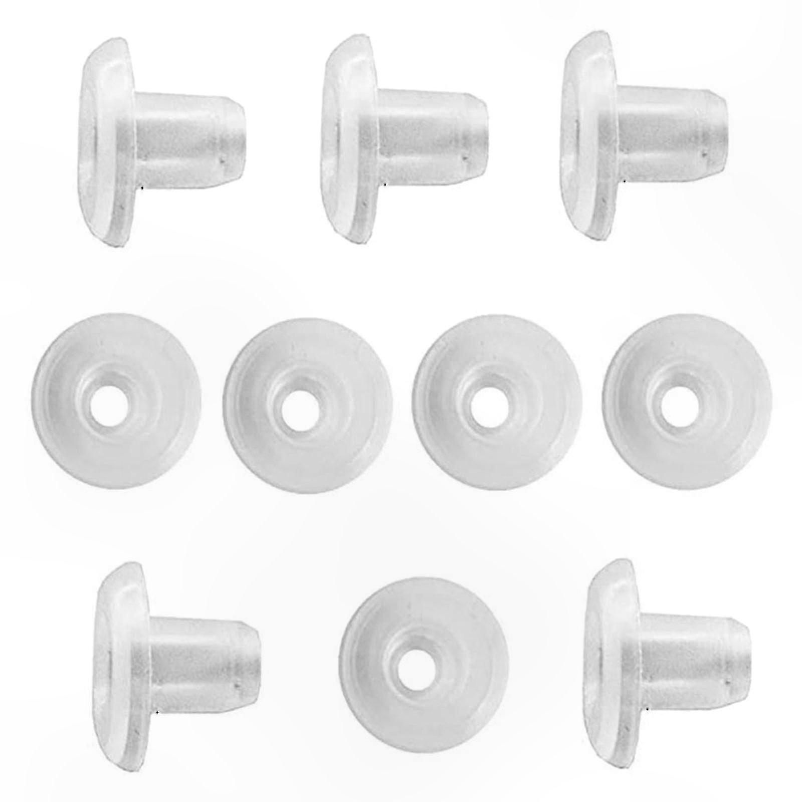 10 Pack Clear Venetian Blind Rod Hooks with Positioning Plugs for Blinds Installation