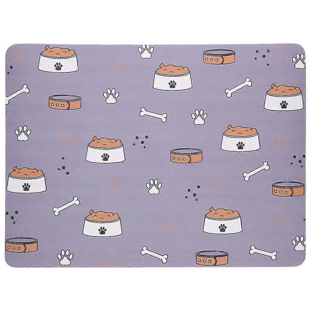 Diatomite Dog Placemat for Home Use Keeps Floors Clean Non Slip and Quick Dry