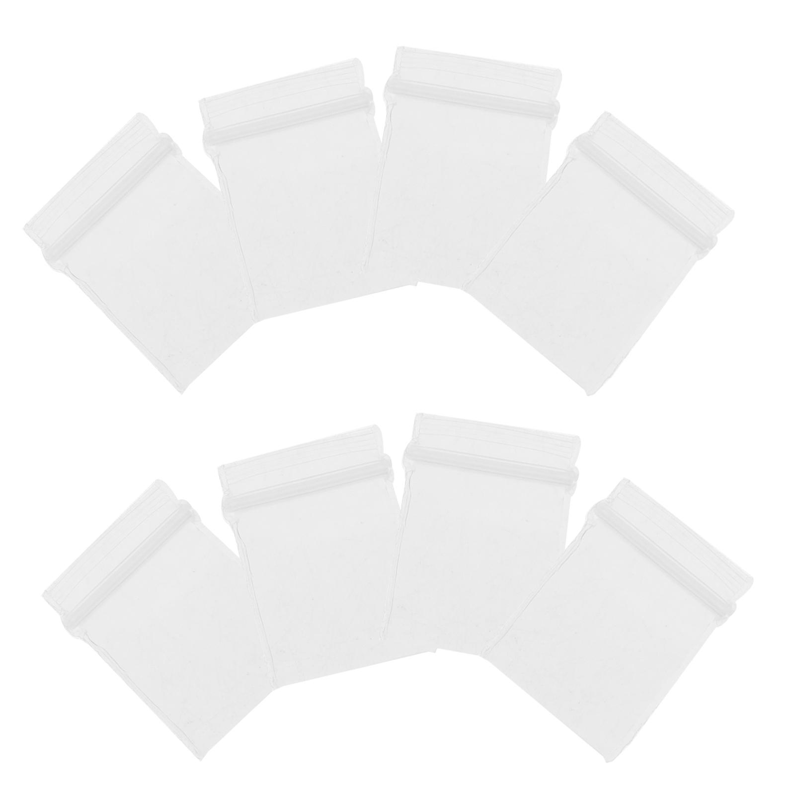 500pcs Small Clear Reusable Self Sealing Storage Bags for Mini Items