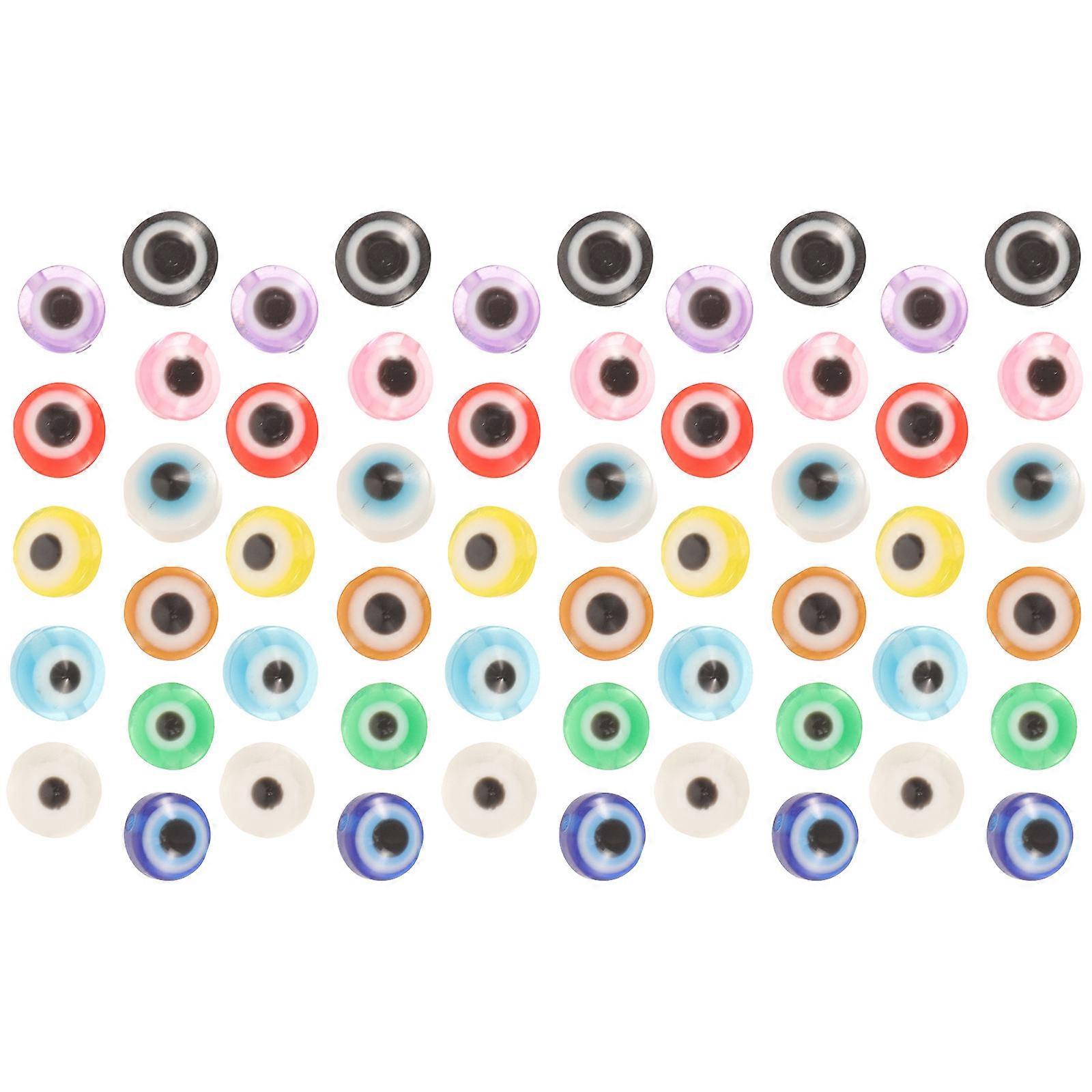 Evil Eye Beads Craft Beads Jewelry Making Artisans 0.5x0.5cm Assorted Color Decorative 1Pack