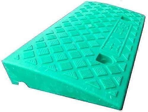 Portable Wheelchair Ramp For Thresholds And Curbs Lightweight And Easy To Transport Green 50 X 27 X 11 Cm