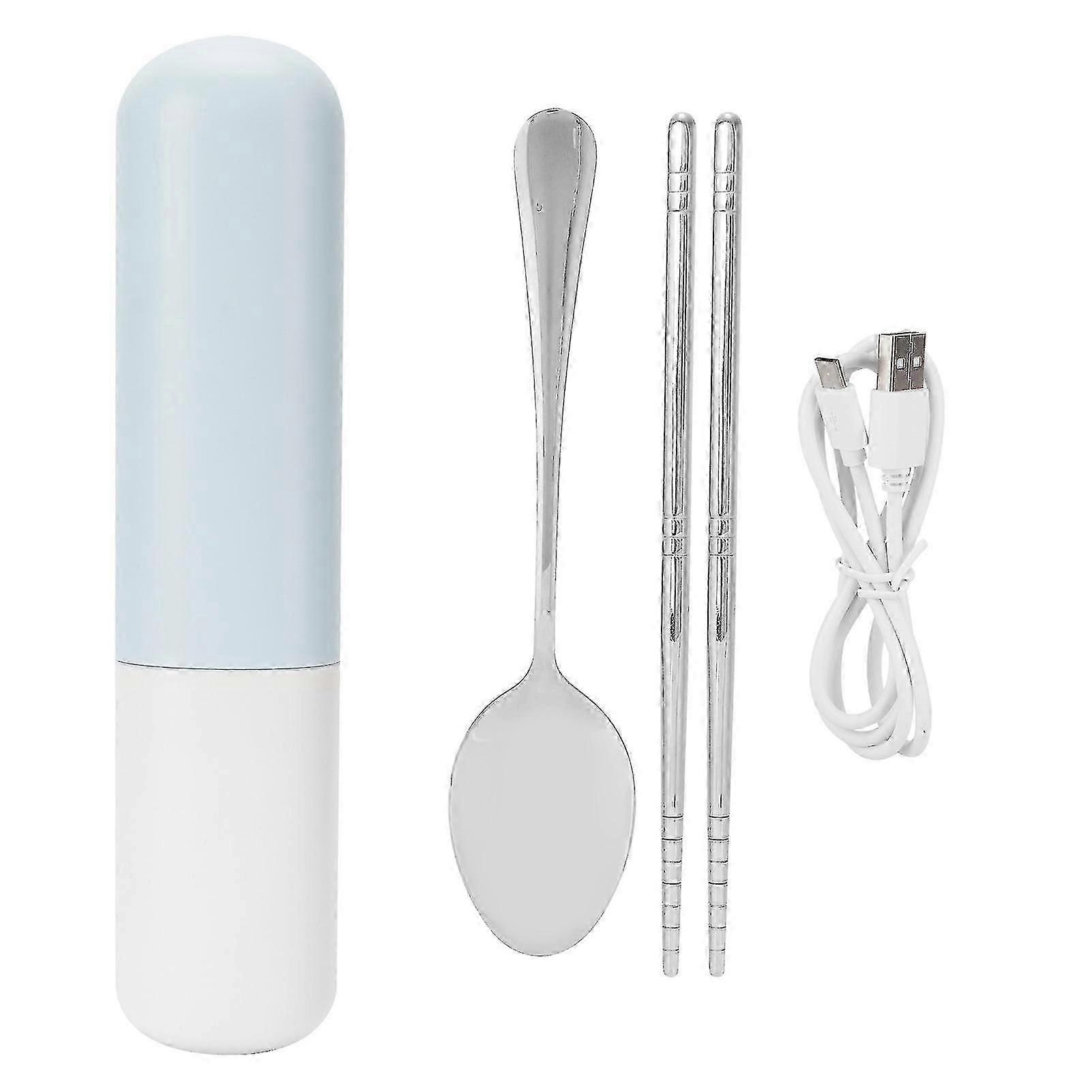 UV Tableware Sterilizer Box - USB Rechargeable, Portable and Compact - Sterilizes Chopsticks, Spoon, and More