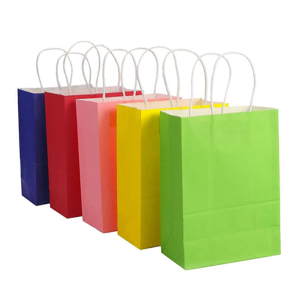 Merchandise Bags, Kraft Paper with Convenient Handle for Retail and Gifting