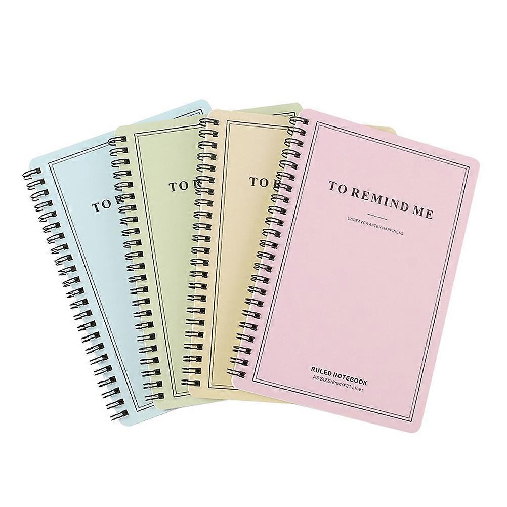 Side Spiral Notebook for Students with Thick Flat Paper Great for Writing and Travel Journaling Assorted Color A5