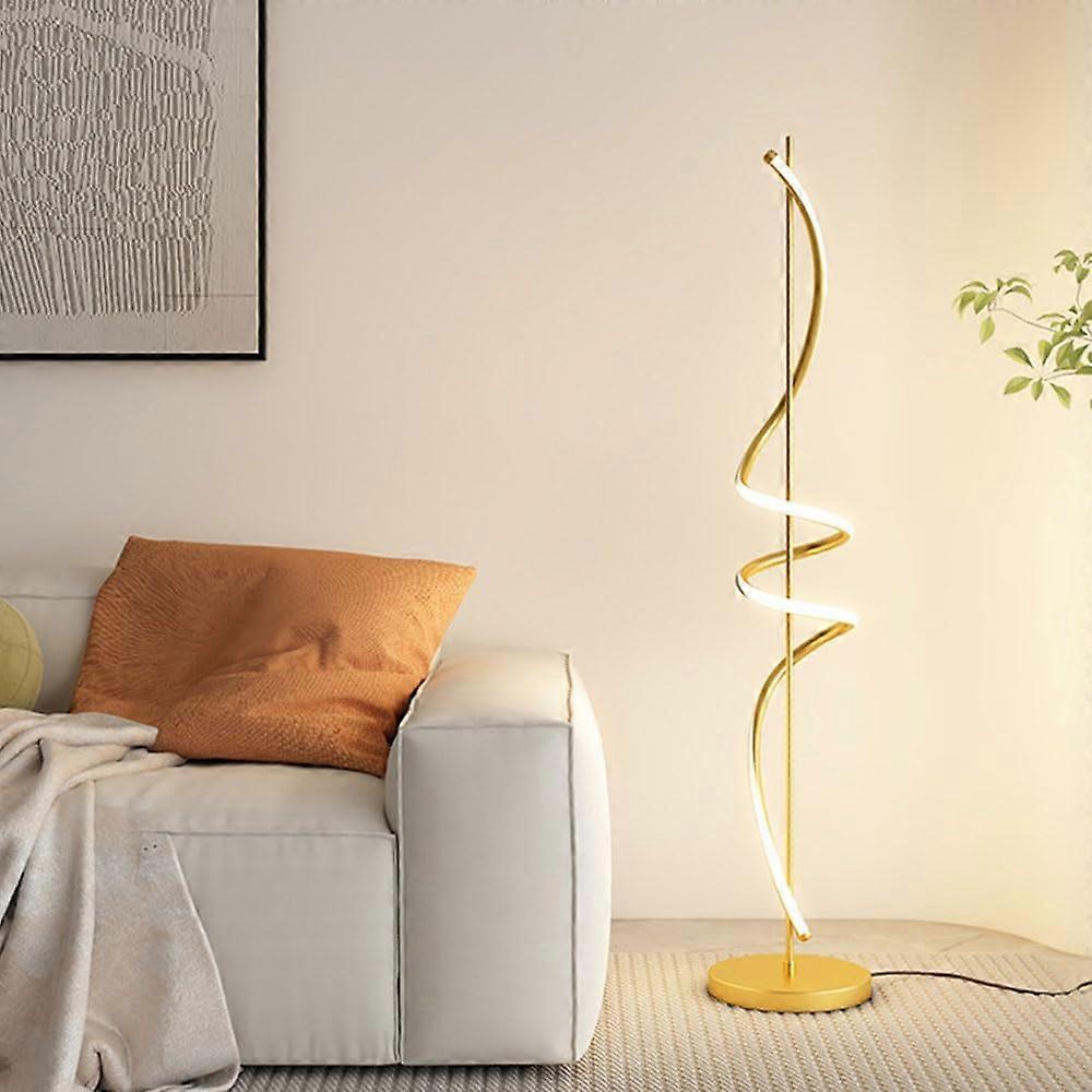 Stehlampe Surround Linear LED Lamp 3000-6000K Dimmable Floor Lamp For Living Room, Stepless Dimming, Tall Sofa Lighting