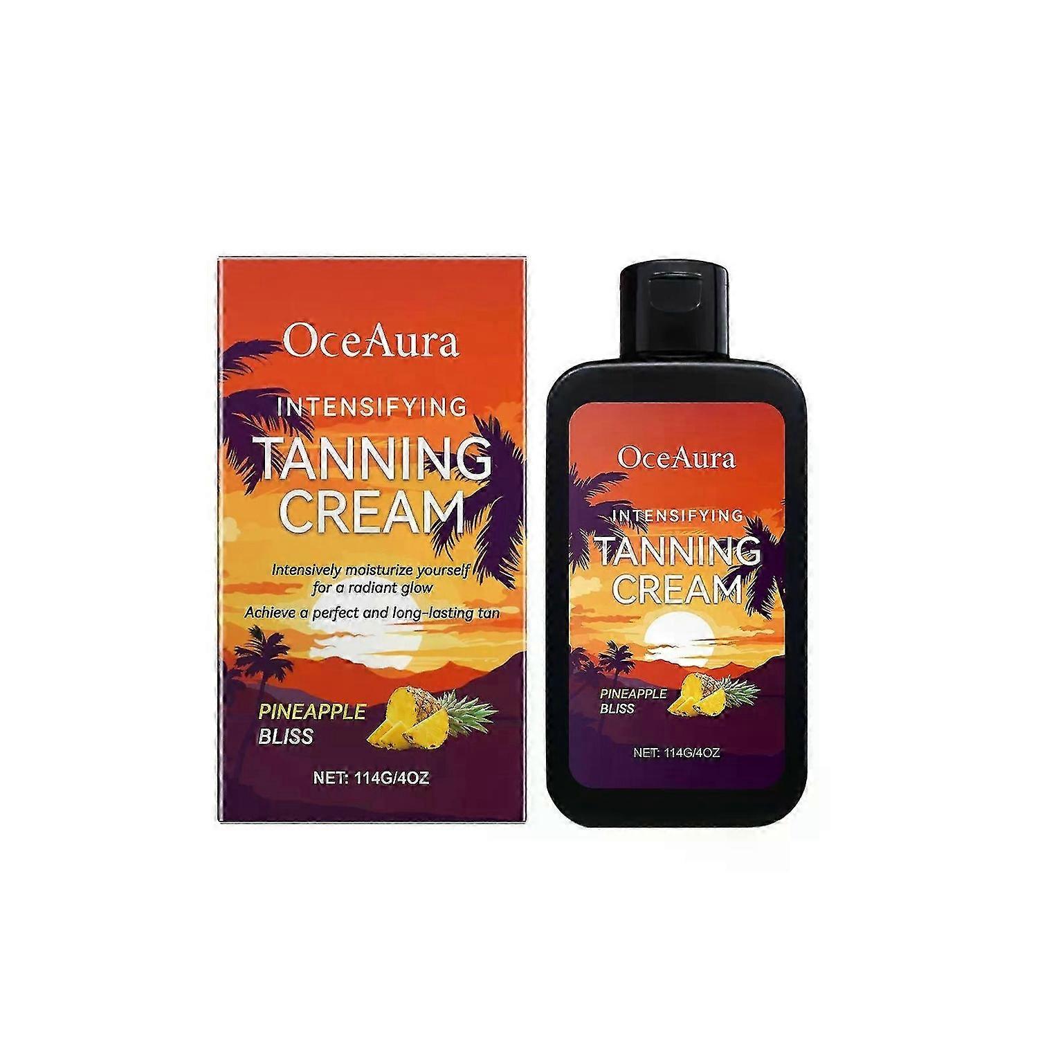 Pineapple Tanning Intensifying Cream,Tanning Accelerator Cream , Effective In Sunbeds & Outdoor Sun,