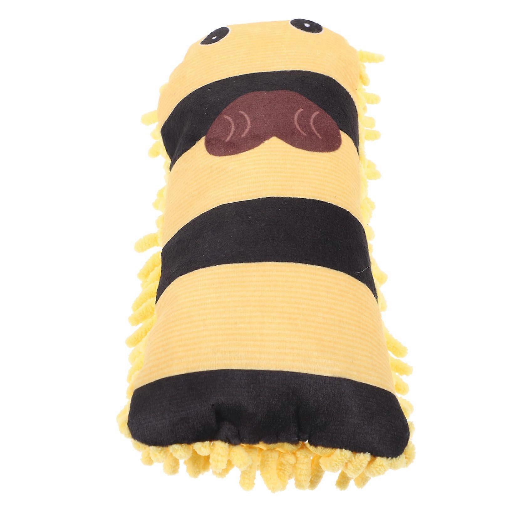 Plush Dog Toy, Puppy Chew Toy, Teething Toy, Interactive Dog Plush Toy, Stuffed Toy in Bee Shape