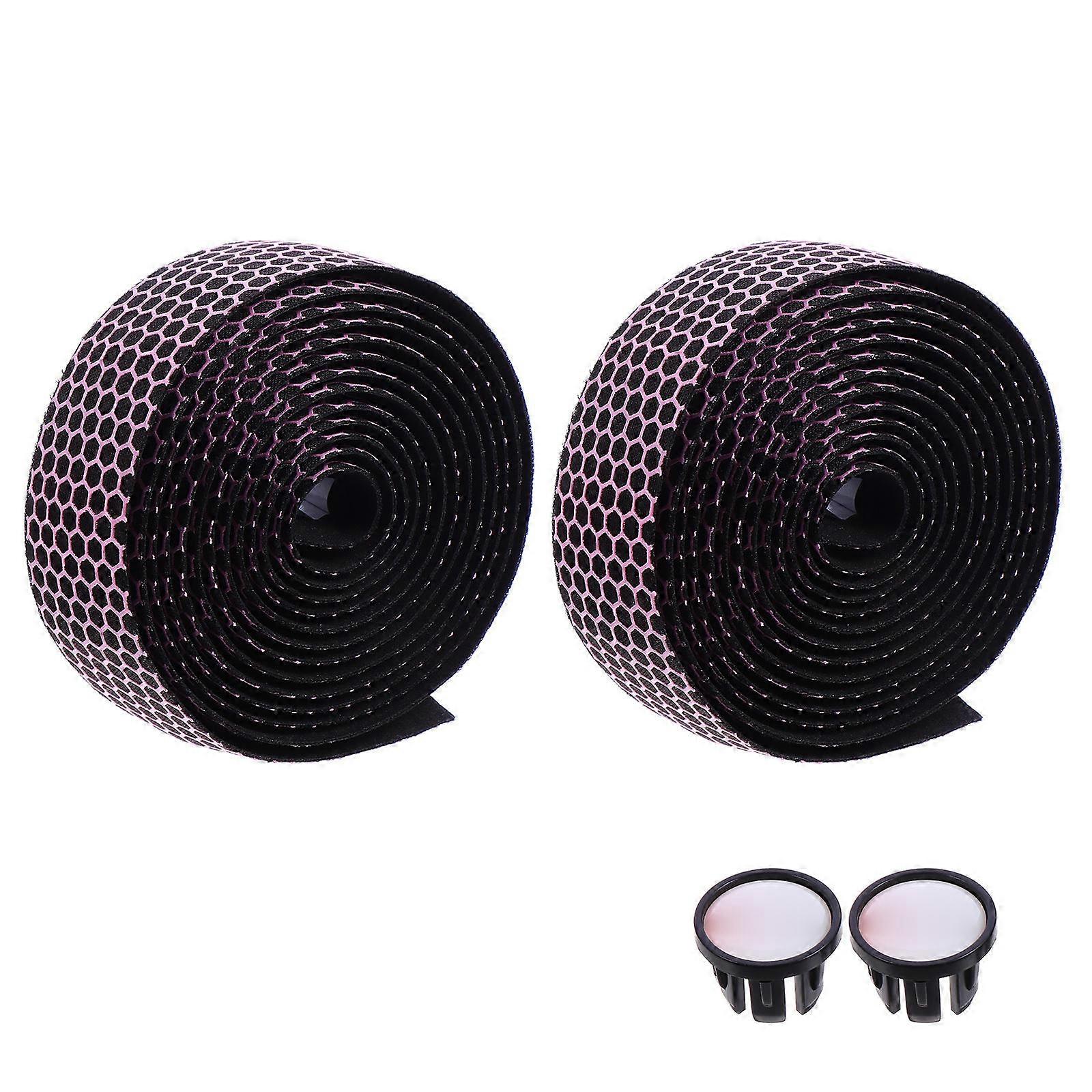 Nonslip Bike Grips Tape 1 Pair Ideal For Road Cycling Providing Durable And Attractive Pink Design