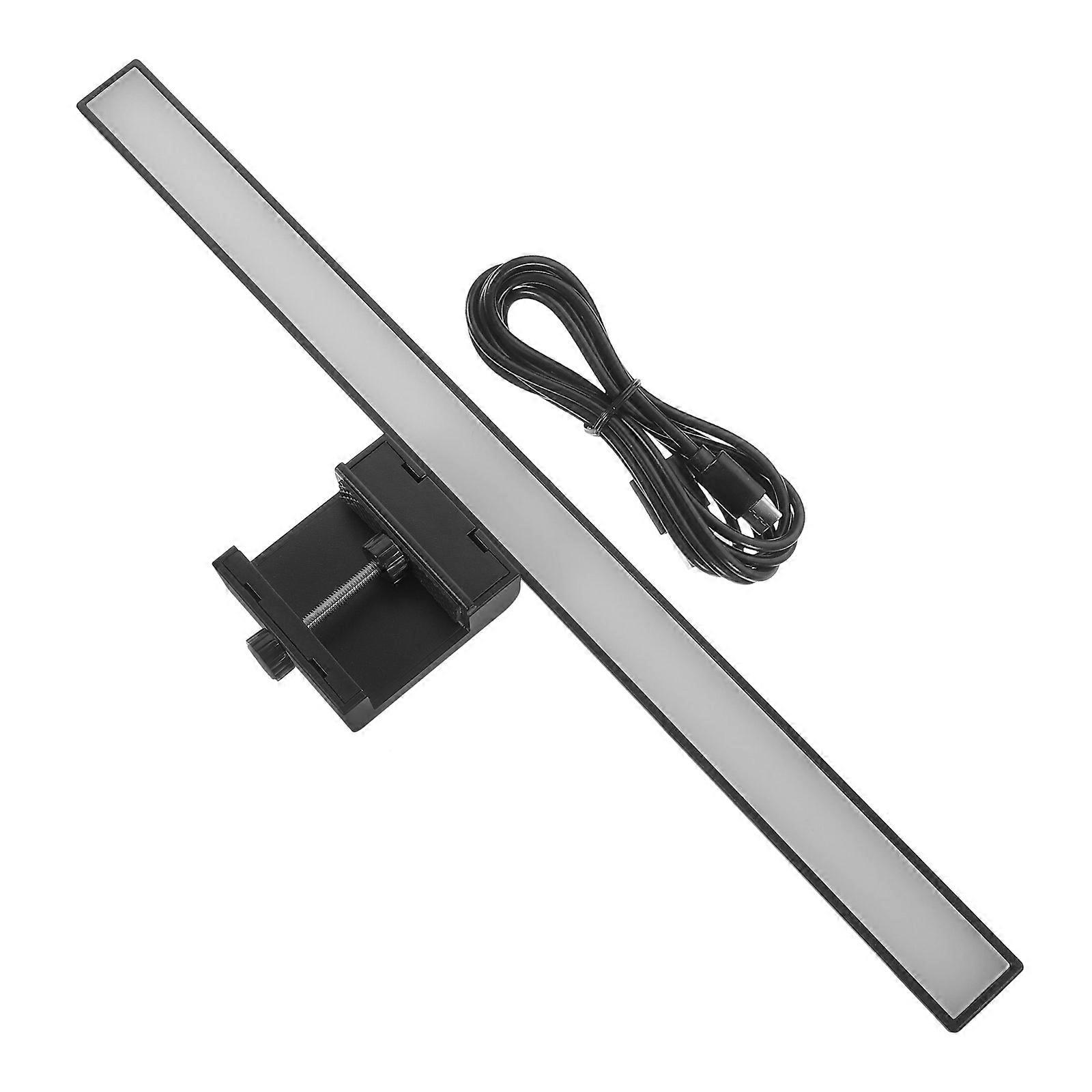 Touch Switch Laptop Light Bar for Computer Use Non Flickering Black LED ABS 7 Inch