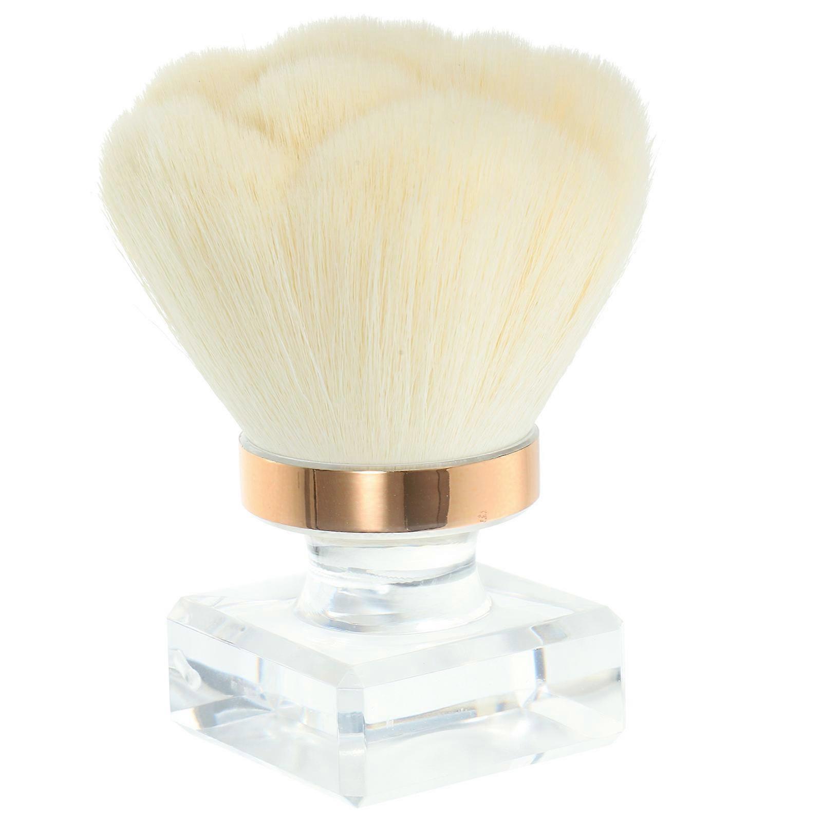 Powder Brush For Women Multi-Function Makeup Tool Suitable For Cosmetic Use With Rose Shape Design Sized 3.5x5.5x7.3cm 1Set