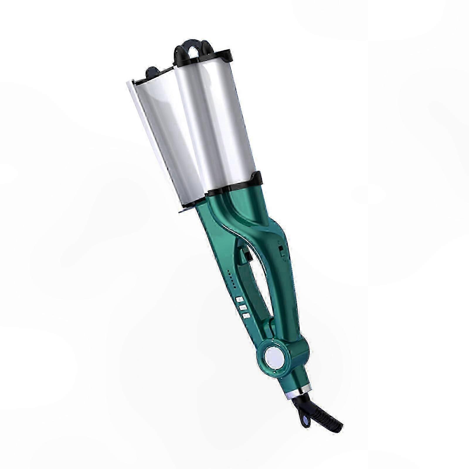 28mm Ceramic Hair Curler Wand for Beach Waves Styling Tool with Adjustable Temperature