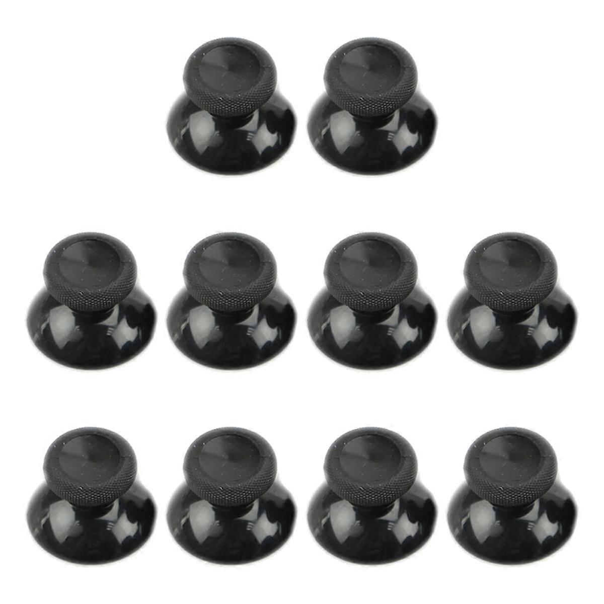 10pcs Replacement Analog Thumbstick Thumb Stick for One Controller Black Thumbstick Grips Caps Set