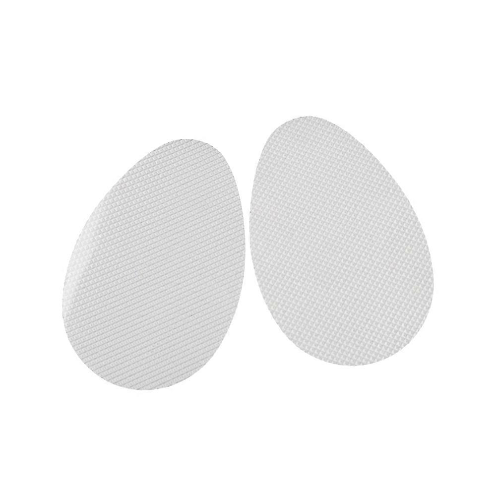White AntiSlip Shoe Pads for High Heels with SelfAdhesive Rubber 2 Pairs Easy to Use and Silent