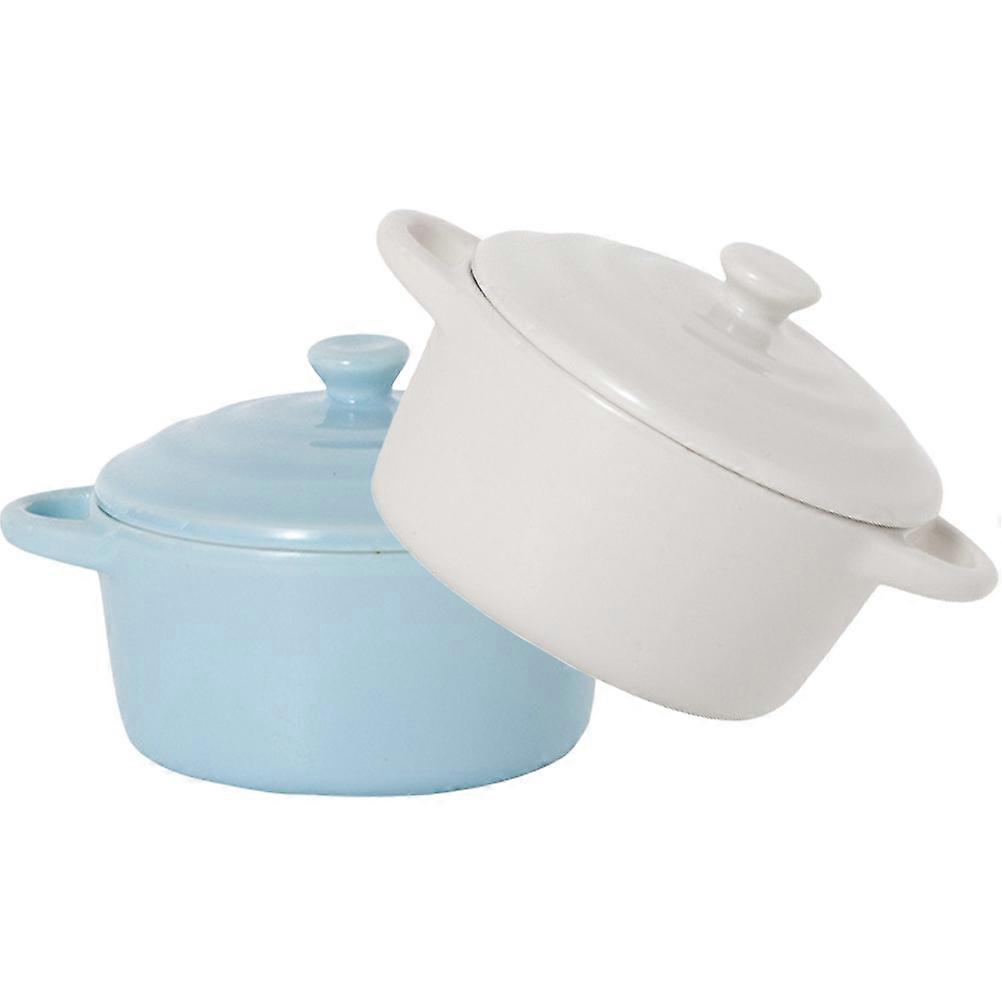 Adorable Ceramic Bowl for Kitchen Use Assorted Color Quality 2Pcs