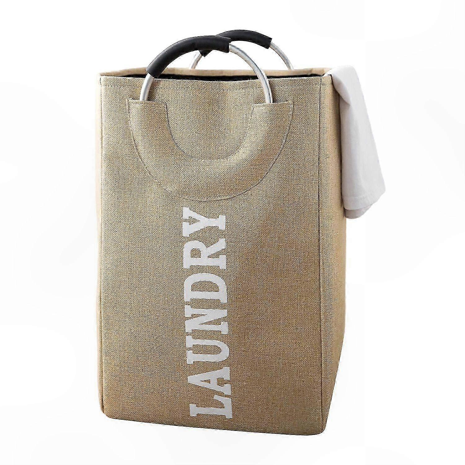 Large Capacity Foldable Laundry Basket with Handles, Portable and Durable Storage Solution for Home Use