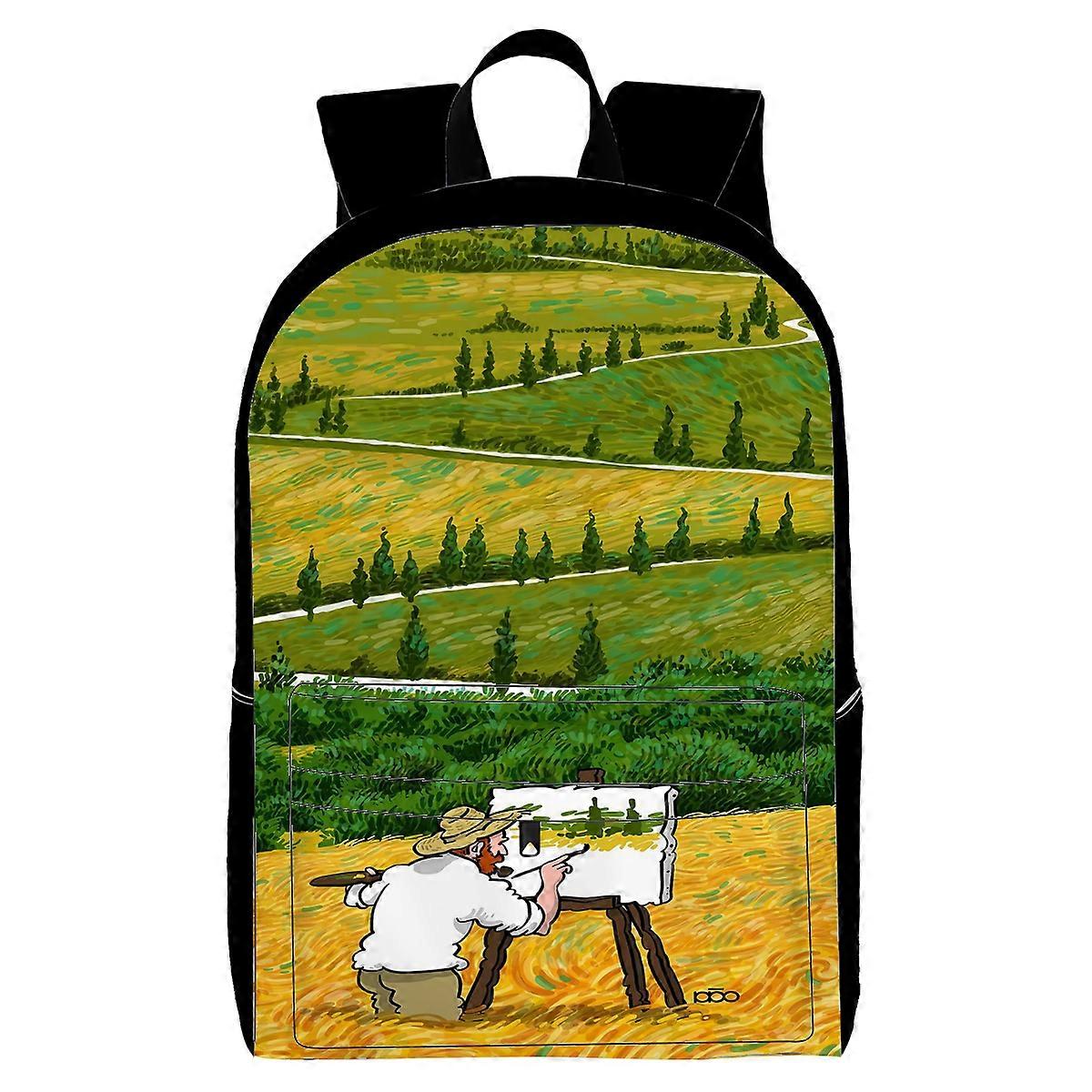 Backpack, with Multiple Organizational Compartments, Fits 15.6 Inch Notebook, for Travel, Teen, Business Work R2959