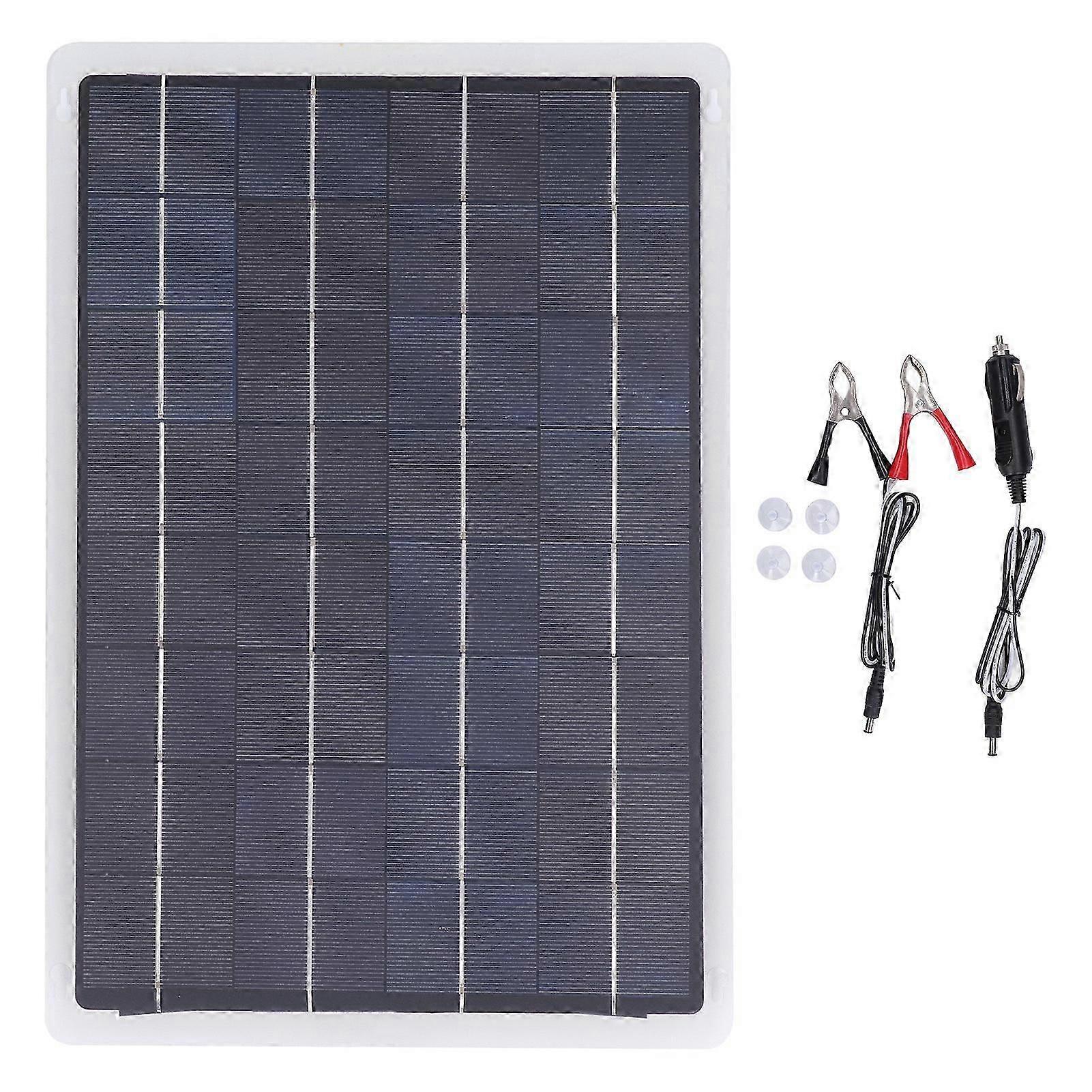 12V Solar Battery Charger Built in MPPT Charging Controller IP67 Waterproof Solar Panel Ma