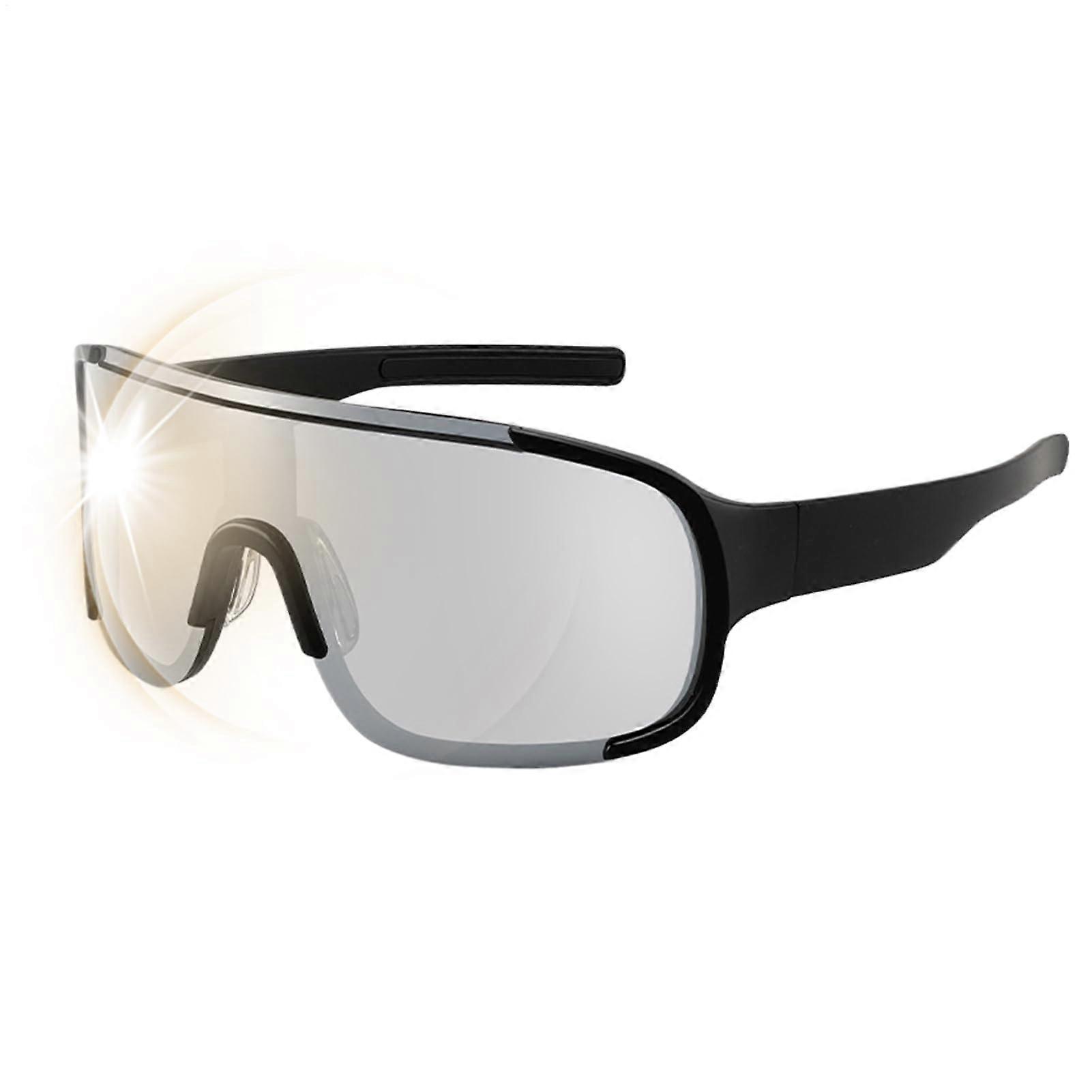 Men's Riding Glasses – UV-blocking Anti-Fog Sunglasses for ATV, Riding, Cycling, Skiing, Black