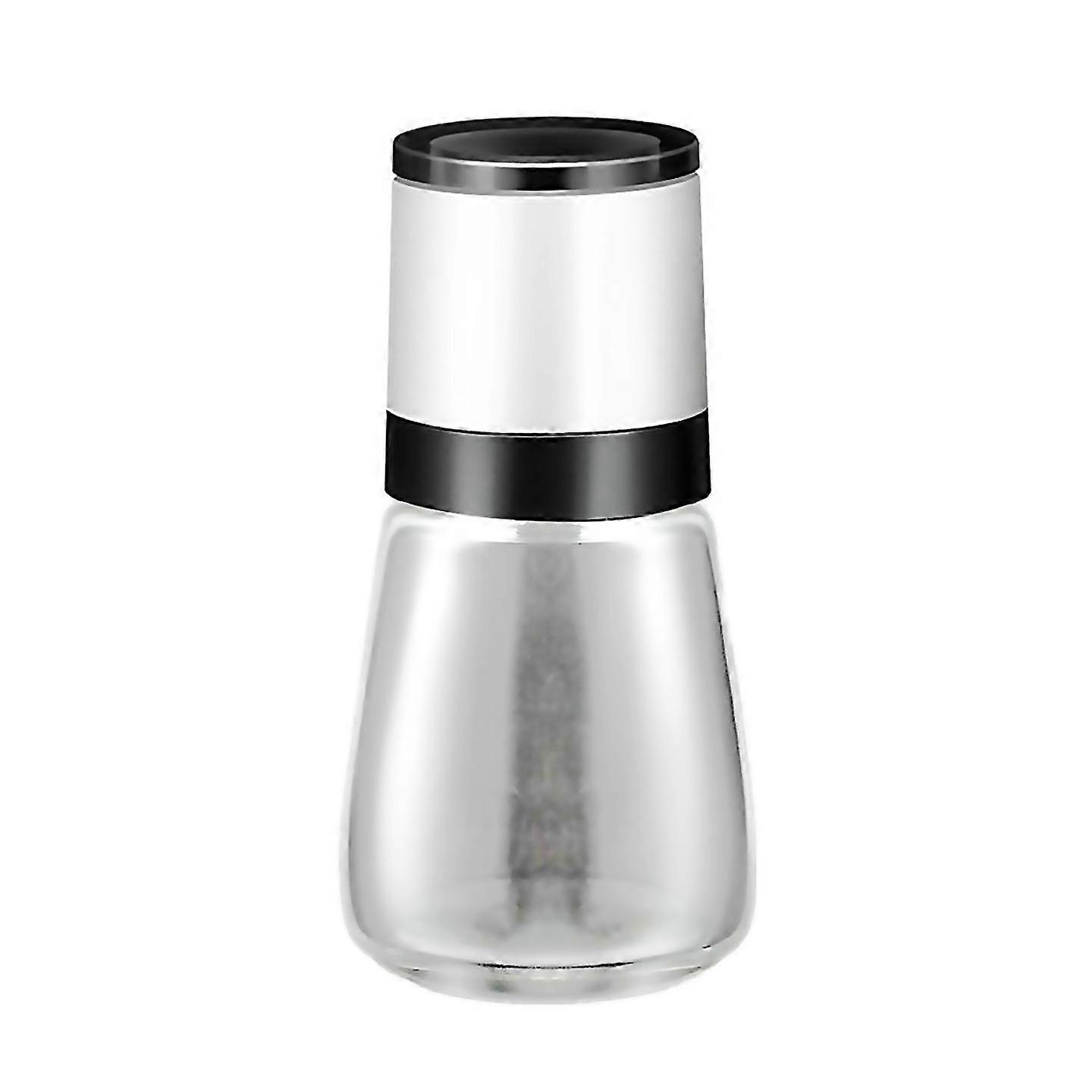 For Manual Salt Pepper Grinder Transparent Grinder Kitchen Gadgets White