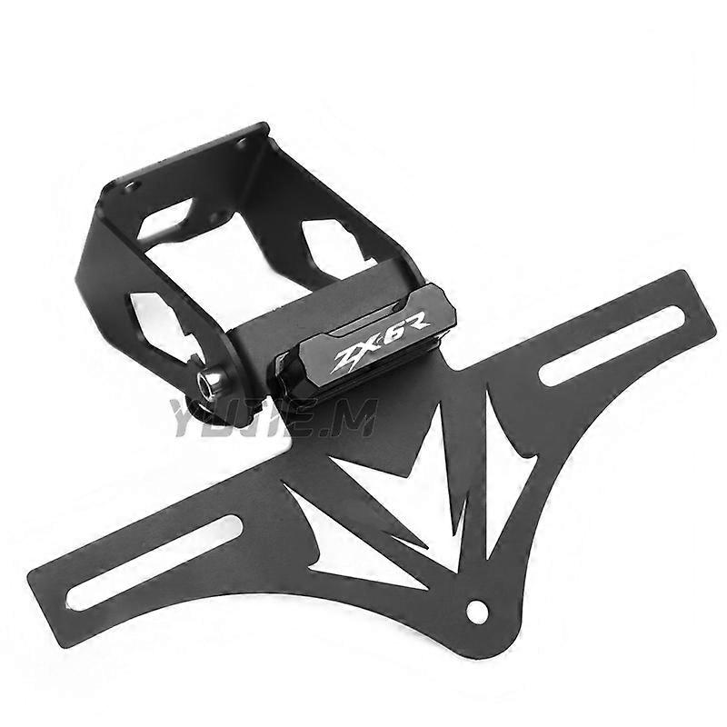 Applies to For Ninja ZX6R ZX636 2024 2025 Foldable Fixed License Registration Plate Bracket Tail Tidy Fender Eliminator