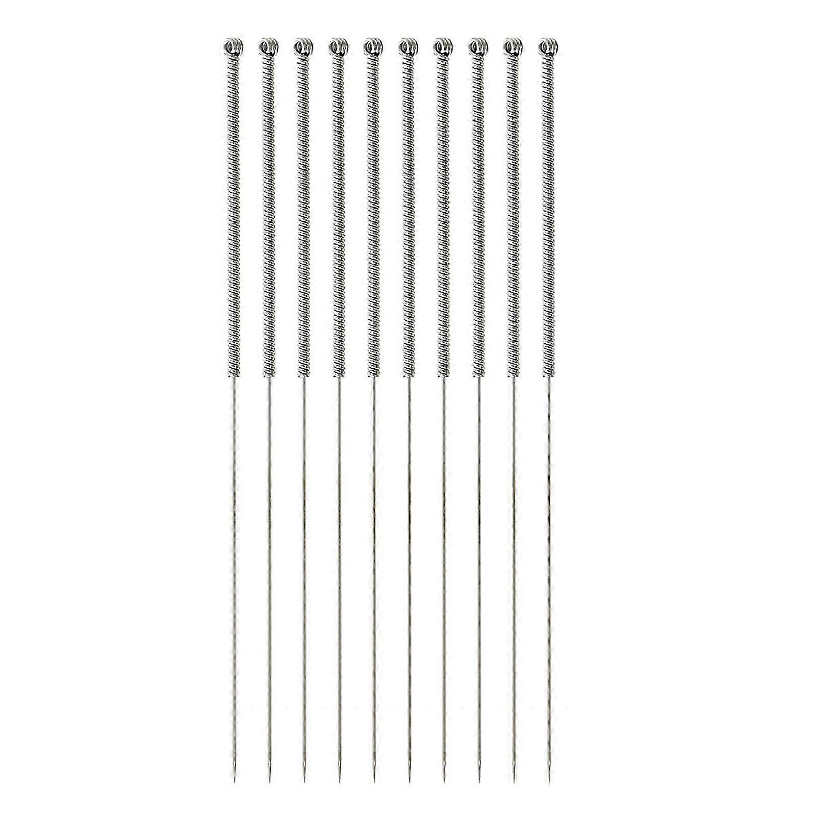 10Pcs / Lot Aiguilles de nettoyage de buse en acier inoxydable 0.2 / 0.25 / 0.3 / 0.35 / 0.4mm