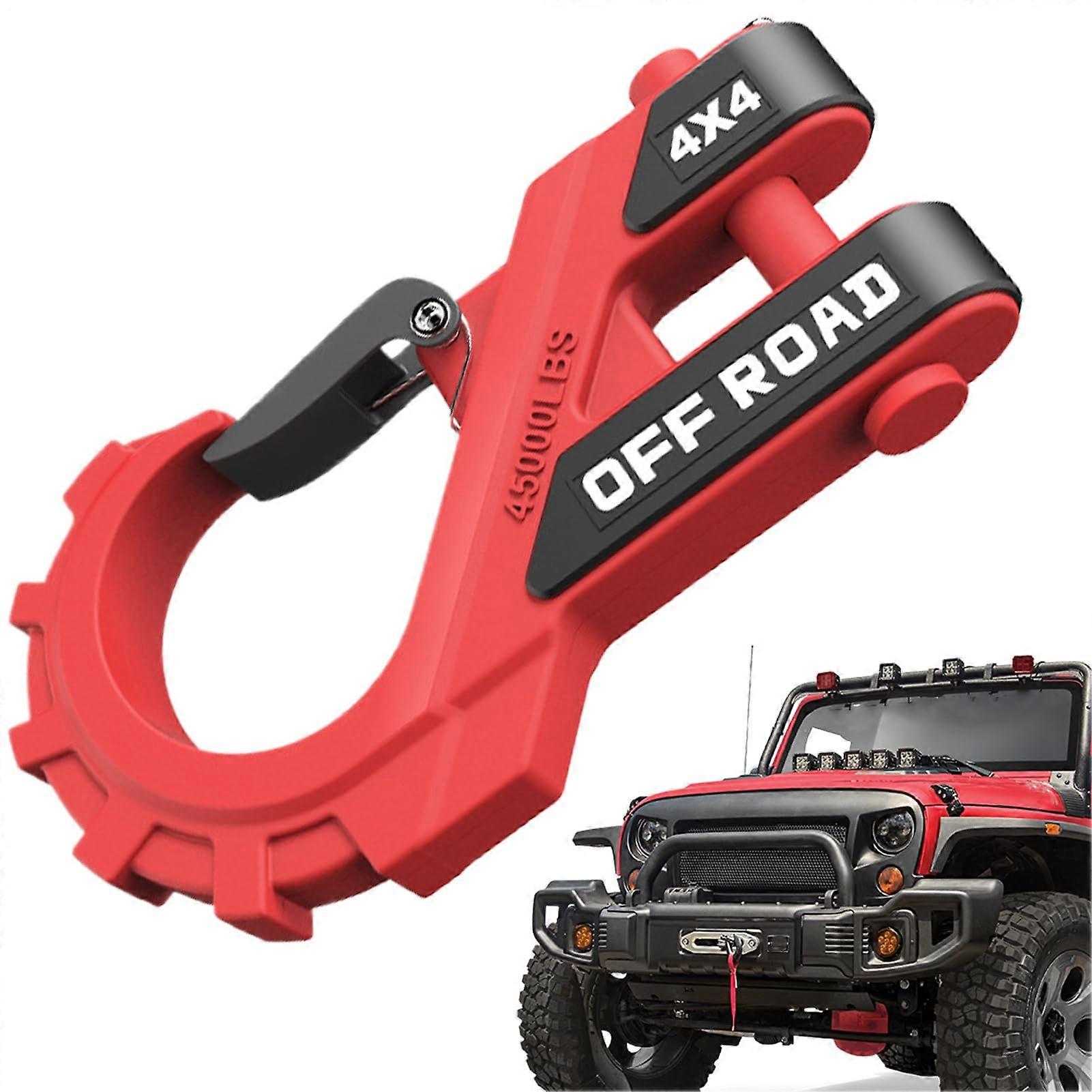 Winch Hook ATV – Voltage Gripping Pliers, Towing Chain End Connector Made of Steel for Towing Attachment Points, ChaFastening