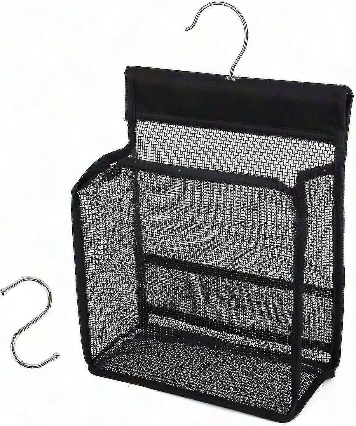 Hanging Mesh Shower Caddy with Hooks for College Bathroom Storage Organizer - XinHan
