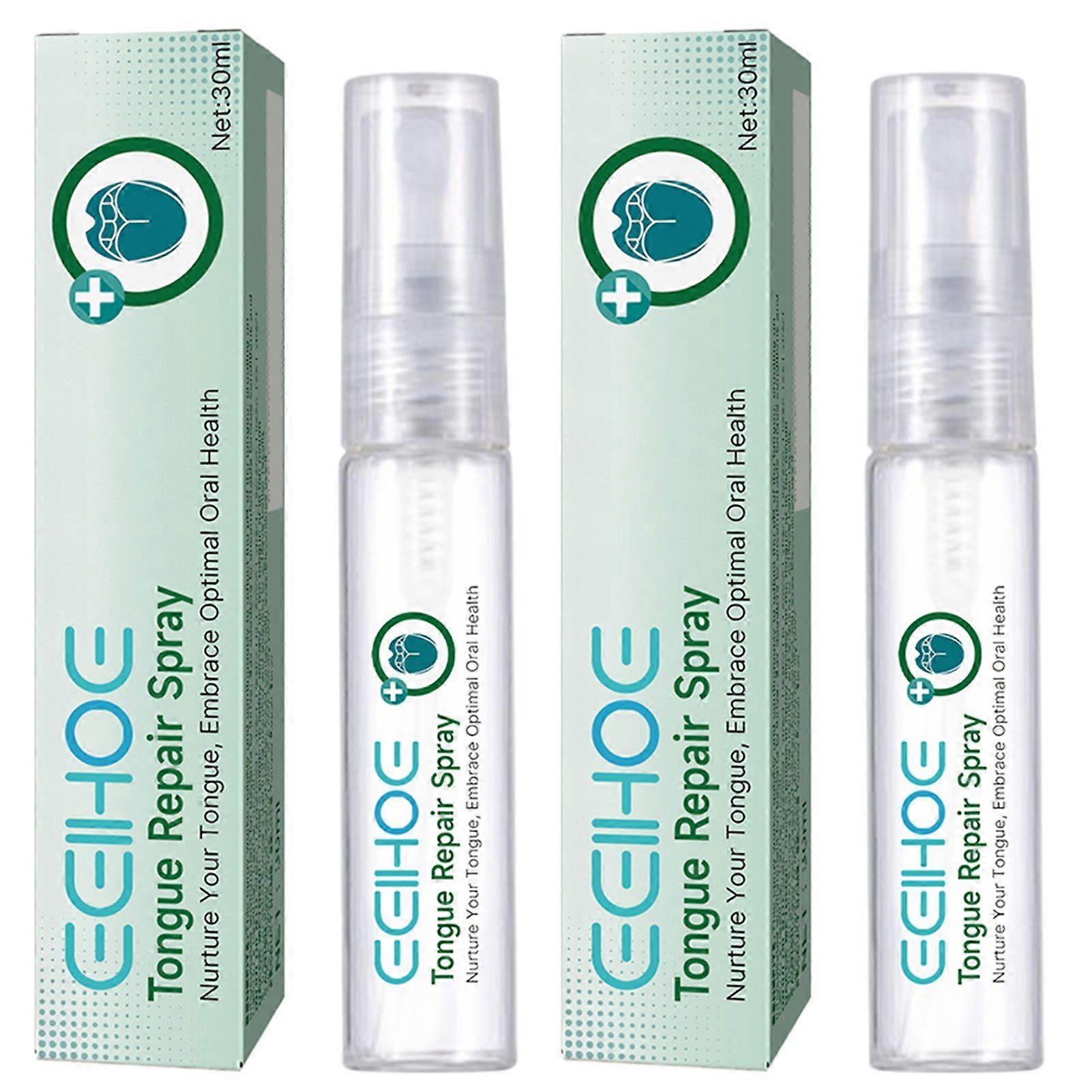 Tongue Repair Spray for Dryness & Bad Breath, Mouth Odor Eliminator, Fissured Tongue Relief Spray, Instant Dry Mouth Relief, Breath Freshener Spray