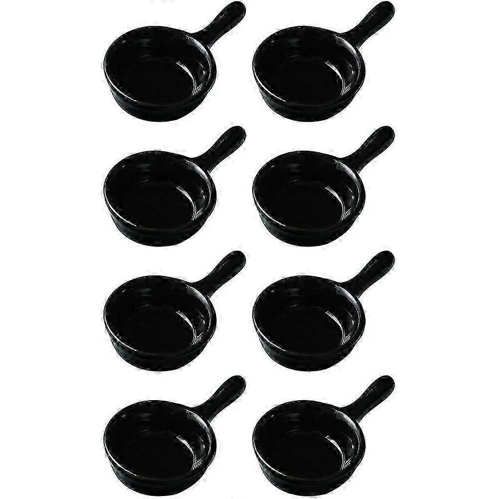 8 Pcs Ceramic Sauce Dishes Chip and Dip